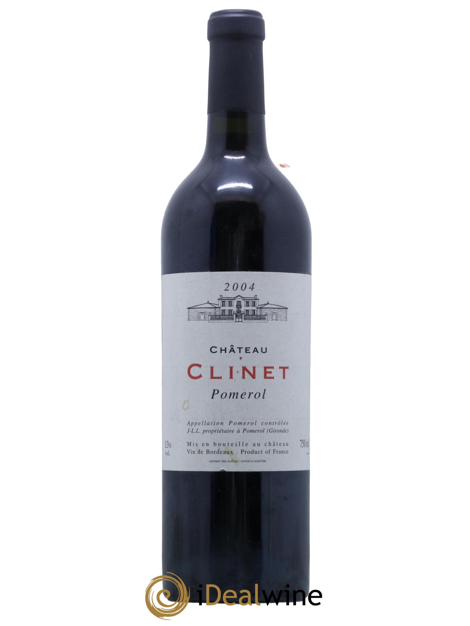 Château Clinet 2004 - Lot de 1 bouteille - 0