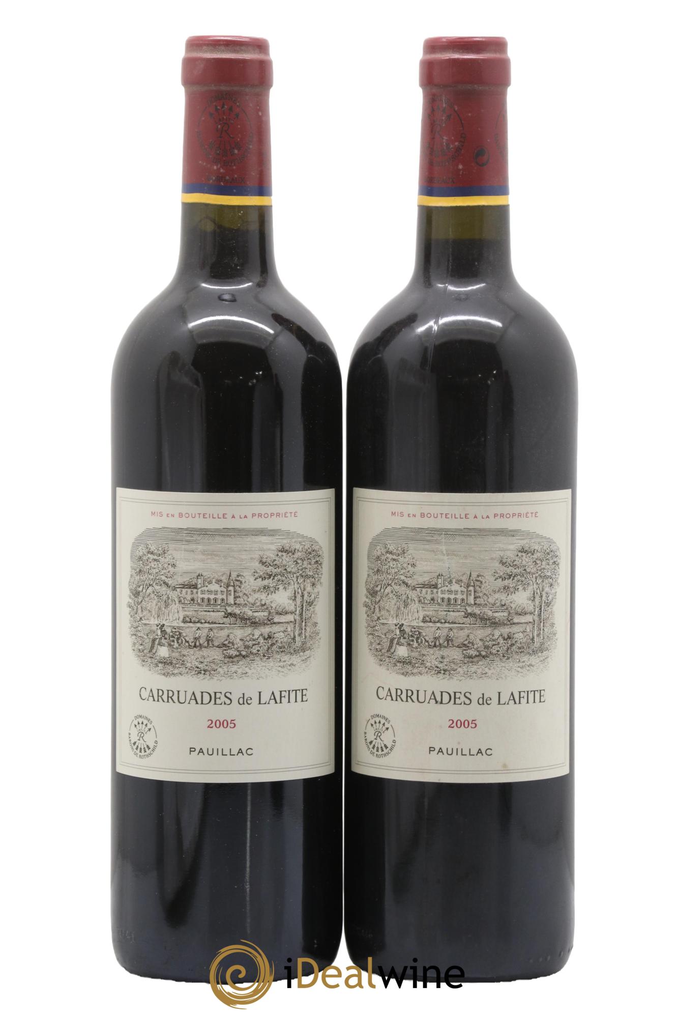 Carruades de Lafite Rothschild Second Vin 2005 - Posten von 2 Flaschen - 0