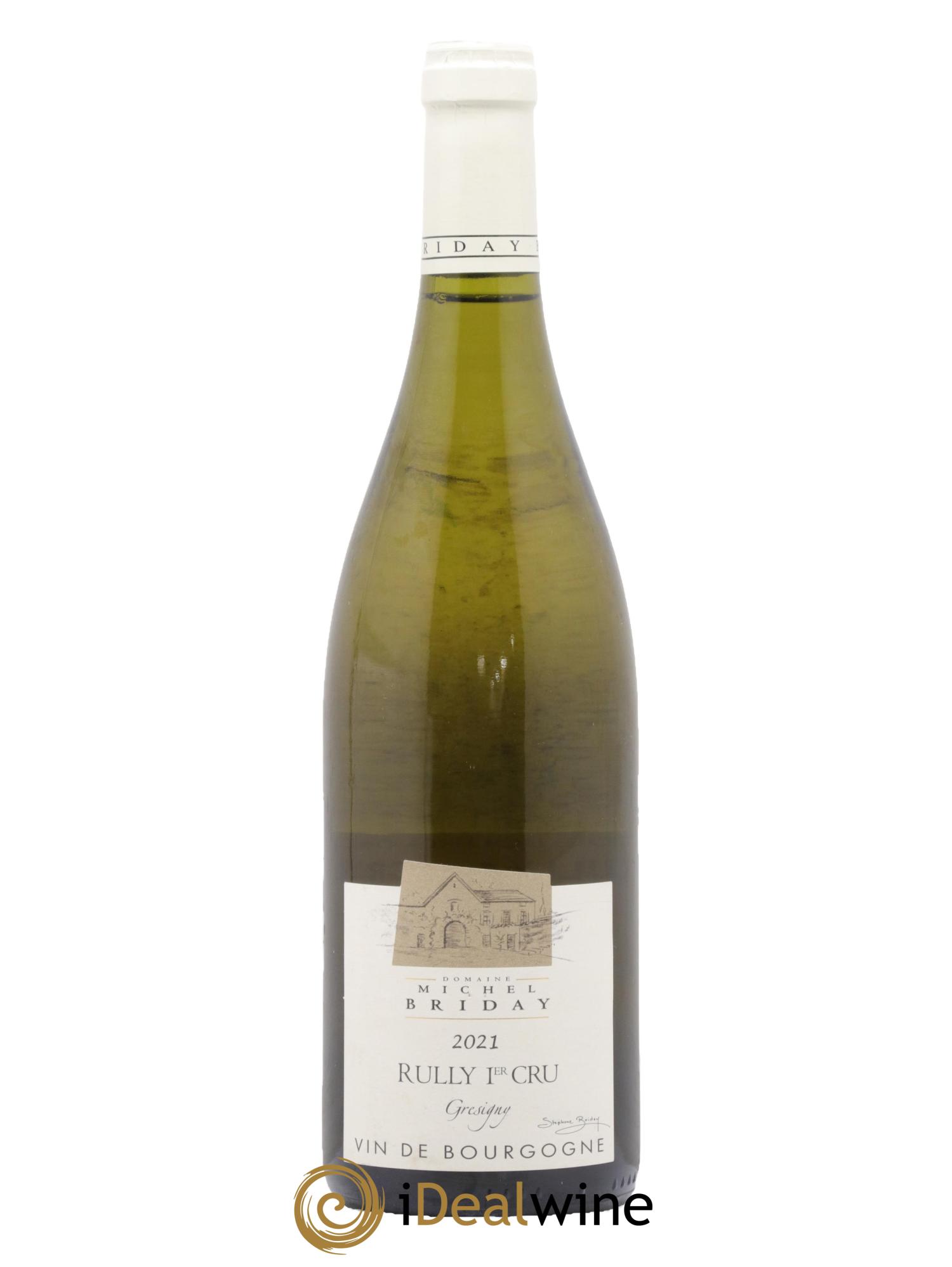 Rully 1er Cru Gresigny Michel Briday 2021 - Posten von 1 Flasche - 0