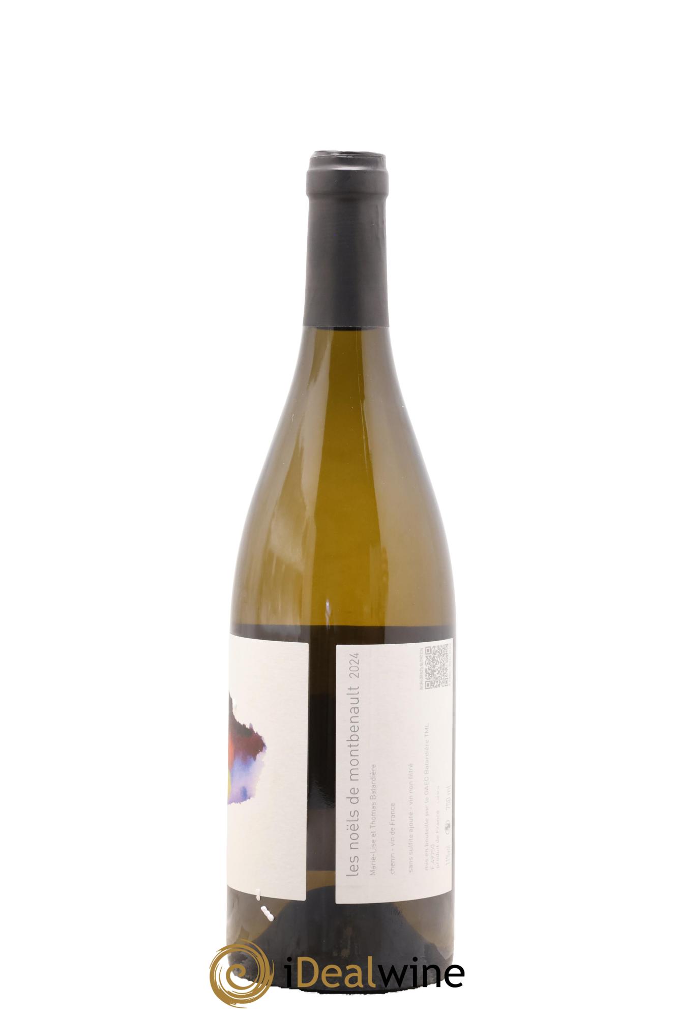 Vin de France Les Noëls de Montbenault Thomas Batardière 2024 - Lot de 1 bouteille - 1