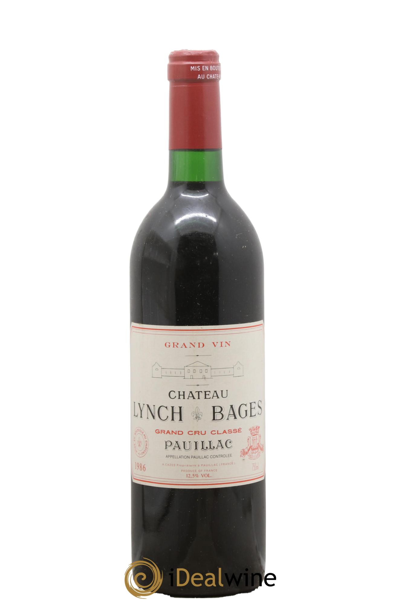 Château Lynch Bages 5ème Grand Cru Classé 1986 - Lot of 1 bottle - 0