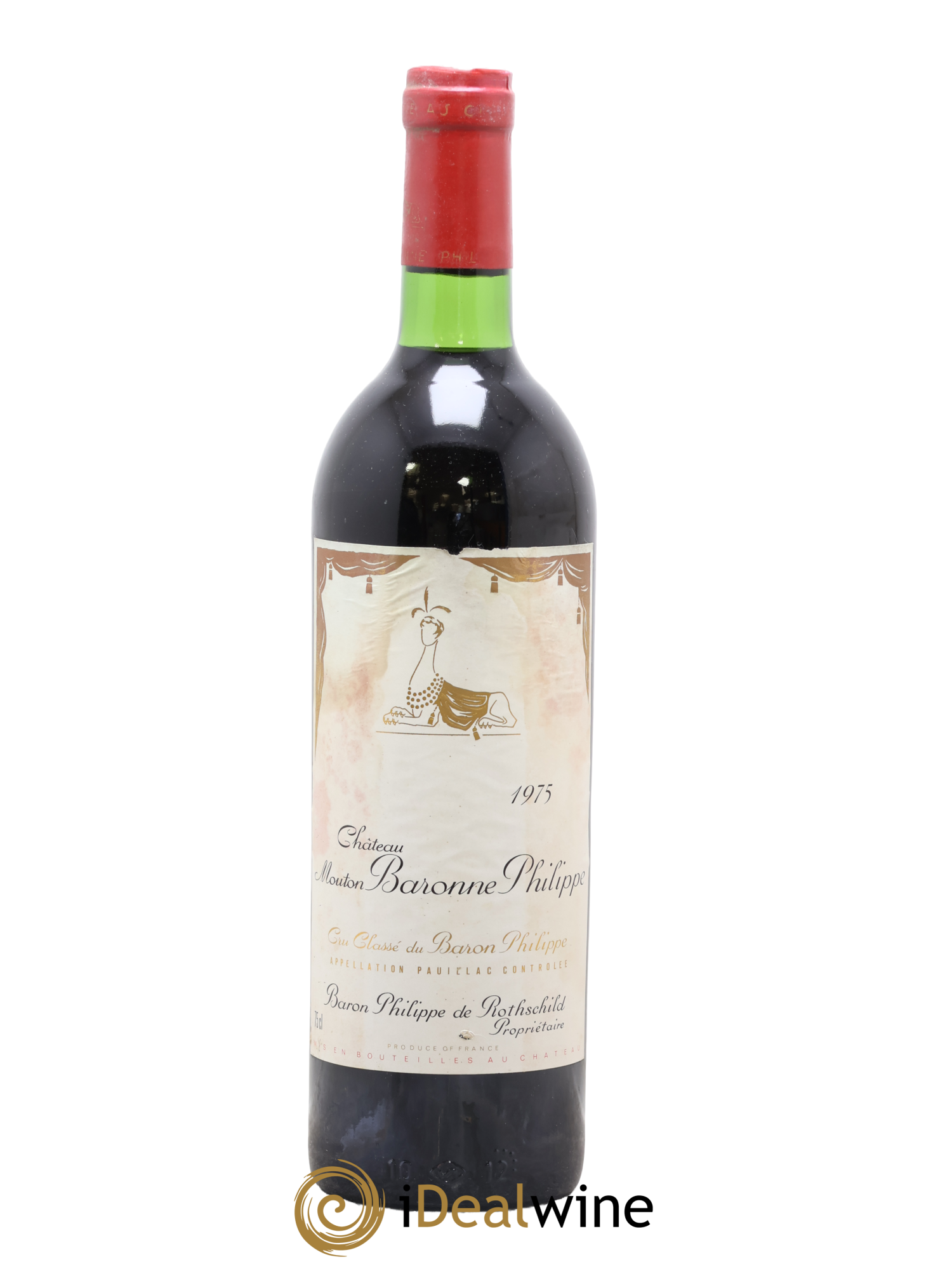 Pauillac Château Mouton Baronne Philippe 1975 - Lot de 1 bouteille - 0