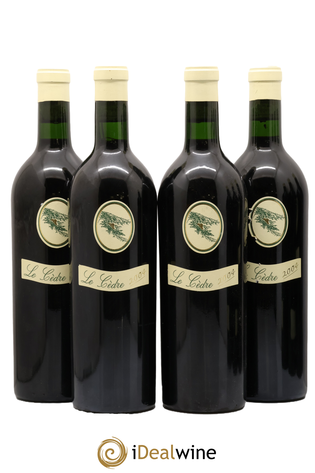 Cahors Château du Cèdre Pascal et Jean-Marc Verhaeghe 2004 - Lot de 4 bouteilles - 0