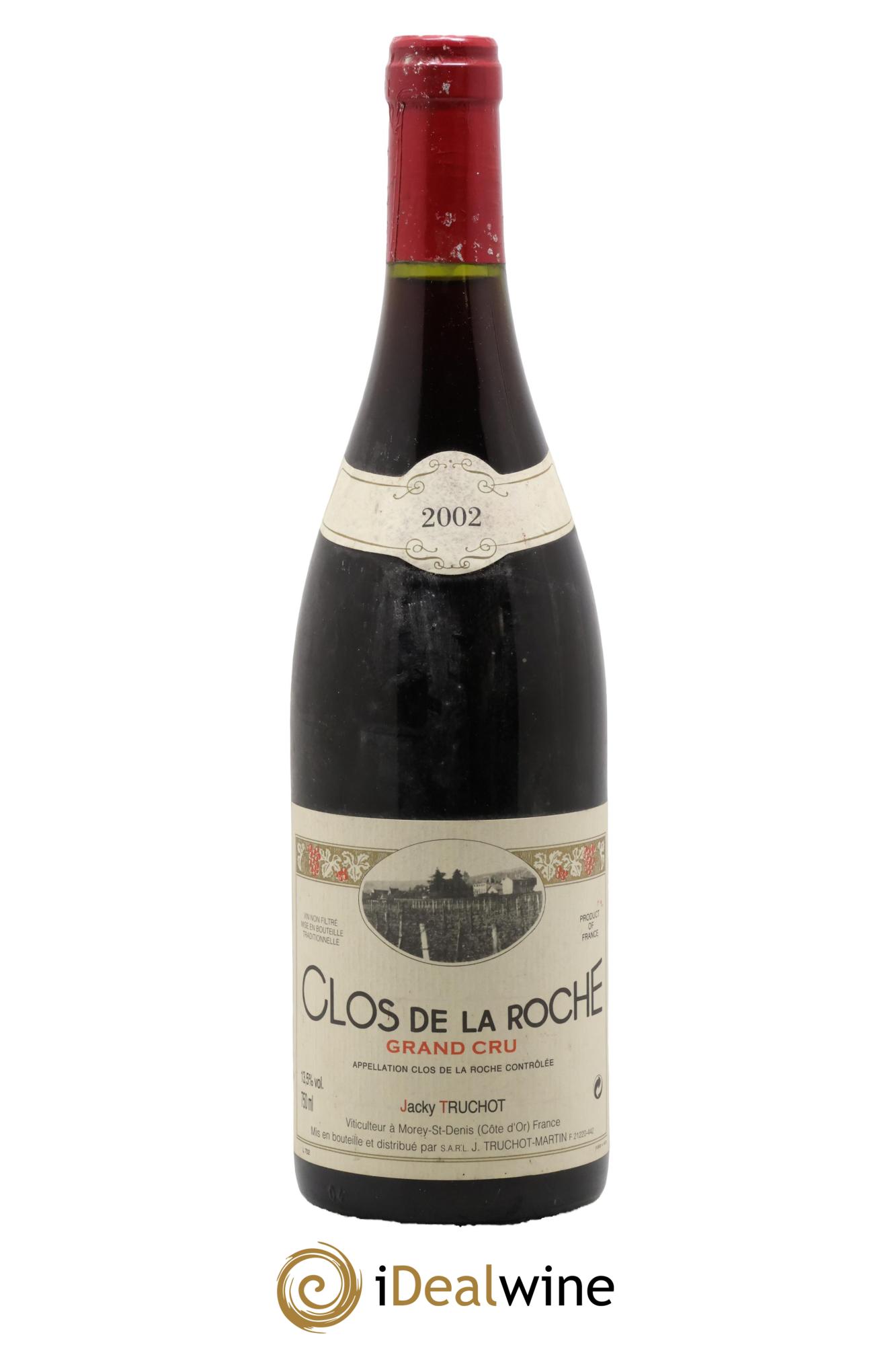 Clos de la Roche Grand Cru Jacky Truchot 2002 - Lot de 1 bouteille - 0