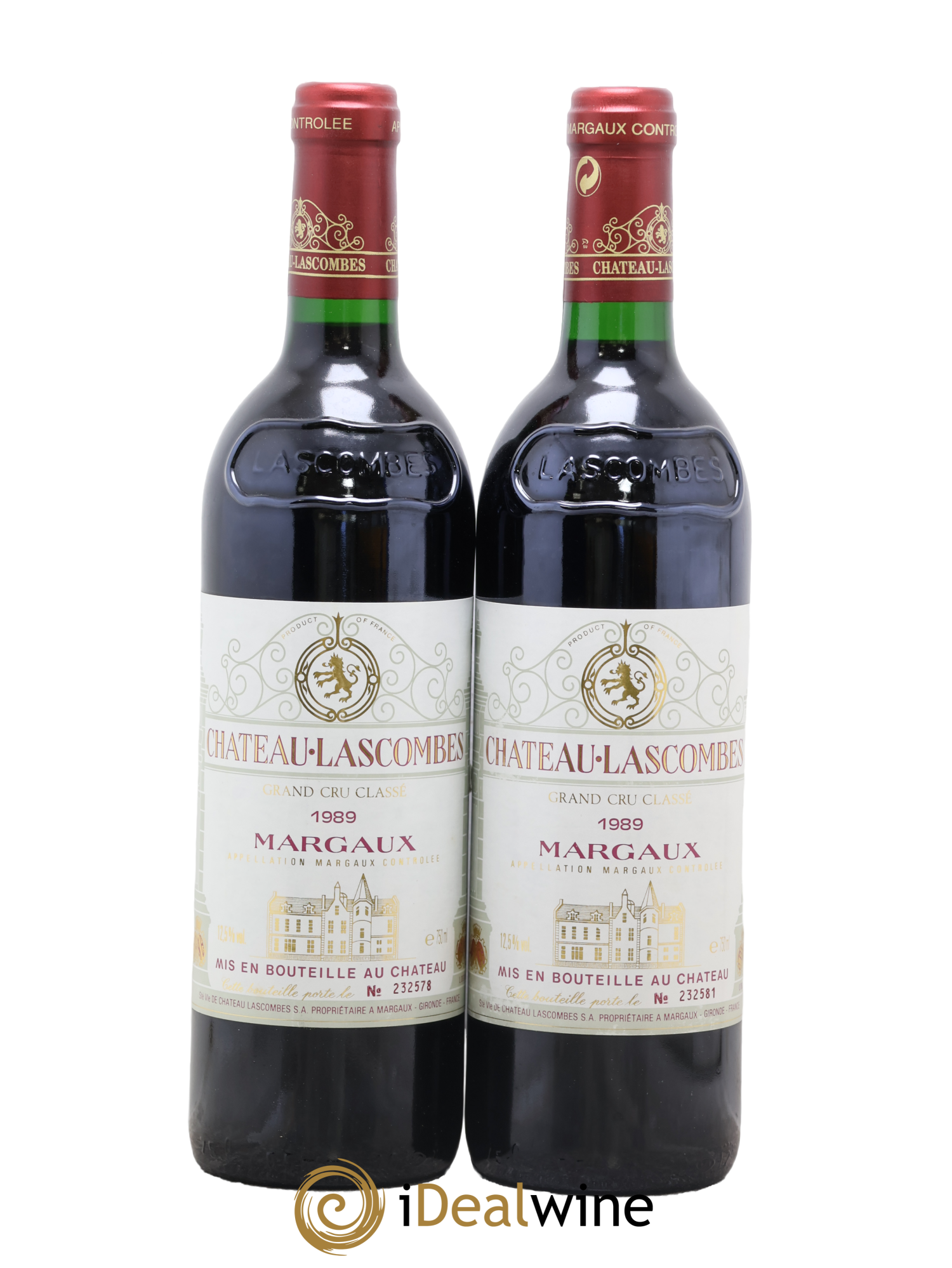 Château Lascombes 2ème Grand Cru Classé 1989 - Lot of 2 bottles - 0