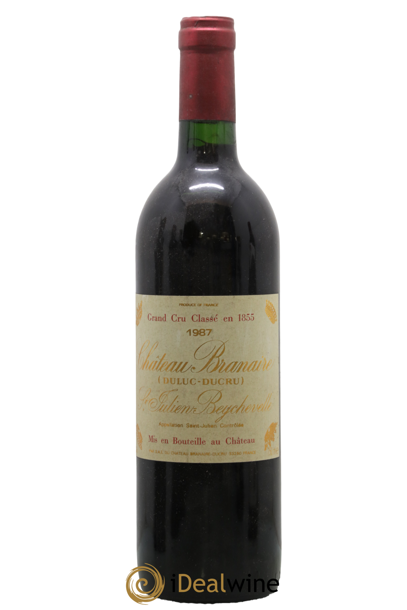 Château Branaire Ducru 4ème Grand Cru Classé 1987 - Lot de 1 bouteille - 0