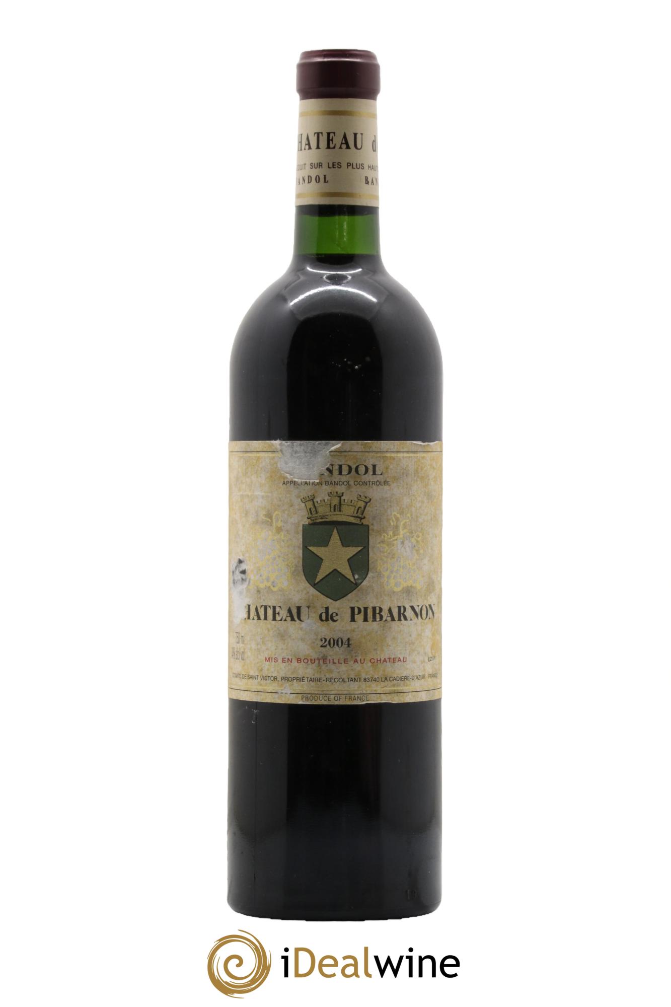 Bandol Château de Pibarnon Comte de Saint-Victor 2004 - Lot de 1 bouteille - 0