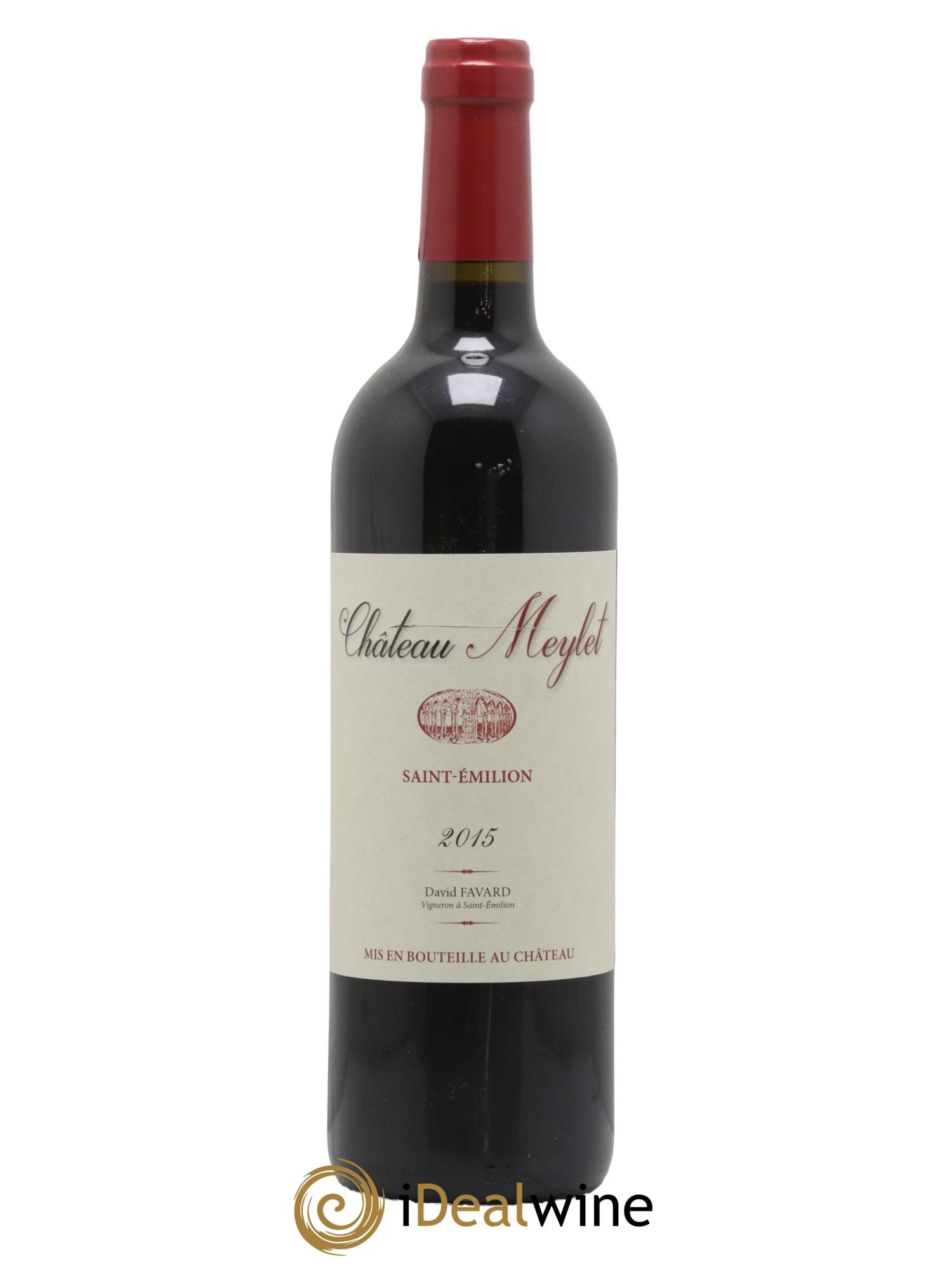 Saint-Émilion Château Meylet 2015 - Lot de 1 bouteille - 0
