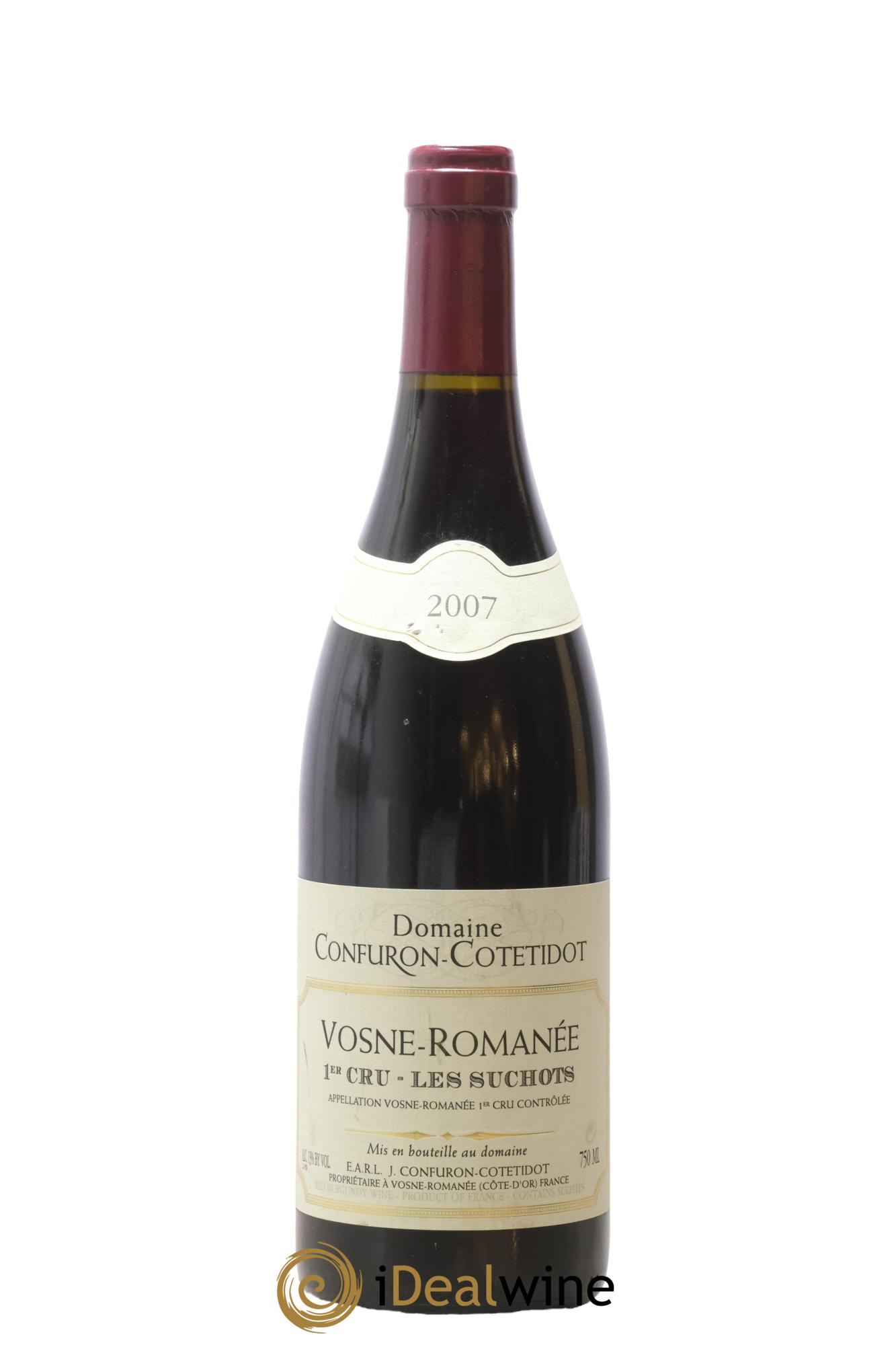 Vosne-Romanée 1er Cru Les Suchots Confuron-Cotetidot 2007 - Lot of 1 bottle - 0