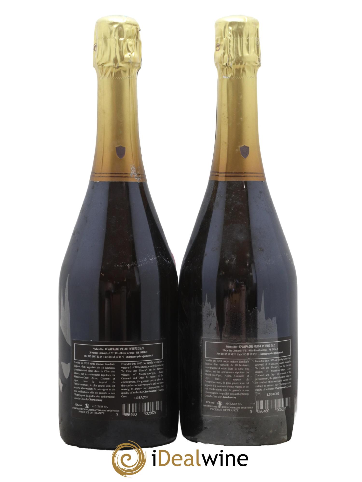 Cuvée Spéciale les Chétillons Blanc de Blancs Brut Pierre Péters 2002 - Lot de 2 bouteilles - 1