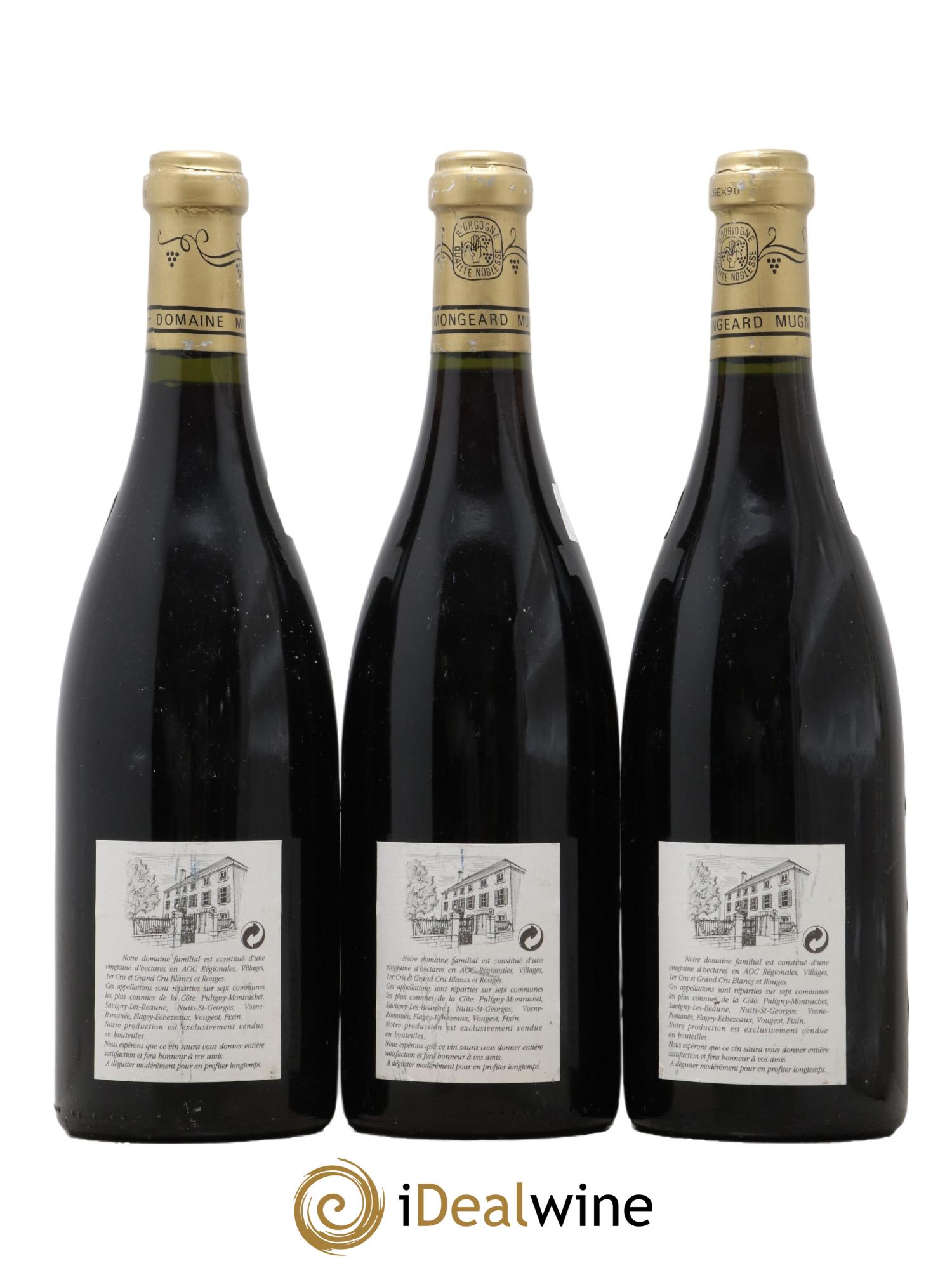 Grands-Echezeaux Grand Cru Mongeard-Mugneret (Domaine) 1990 - Lot de 3 bouteilles - 1
