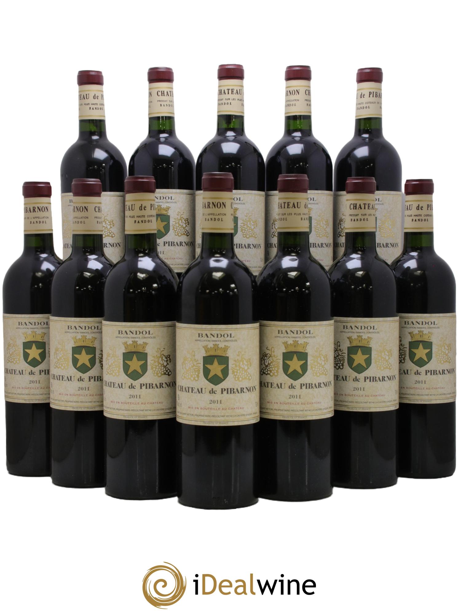 Bandol Château de Pibarnon Comte de Saint-Victor 2011 - Lot de 12 bouteilles - 0