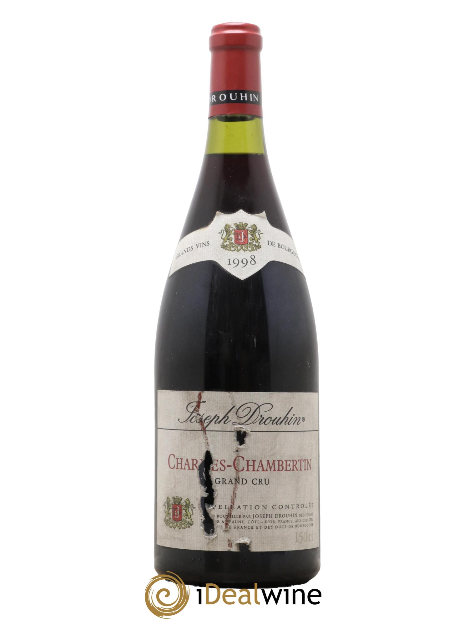 Charmes-Chambertin Grand Cru Joseph Drouhin 1998 - Lot de 1 magnum - 0