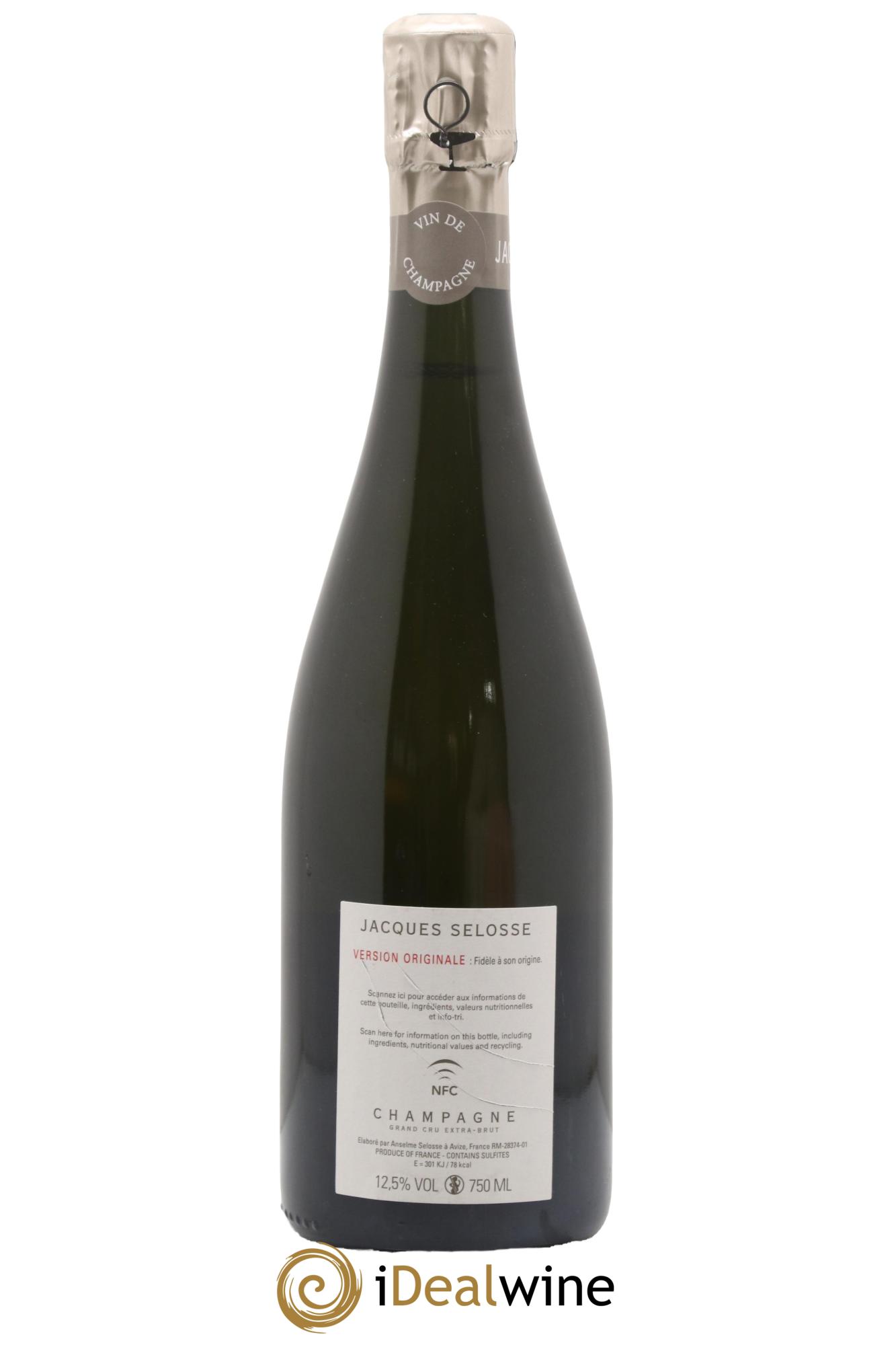 Version Originale Jacques Selosse - Posten von 1 Flasche - 1