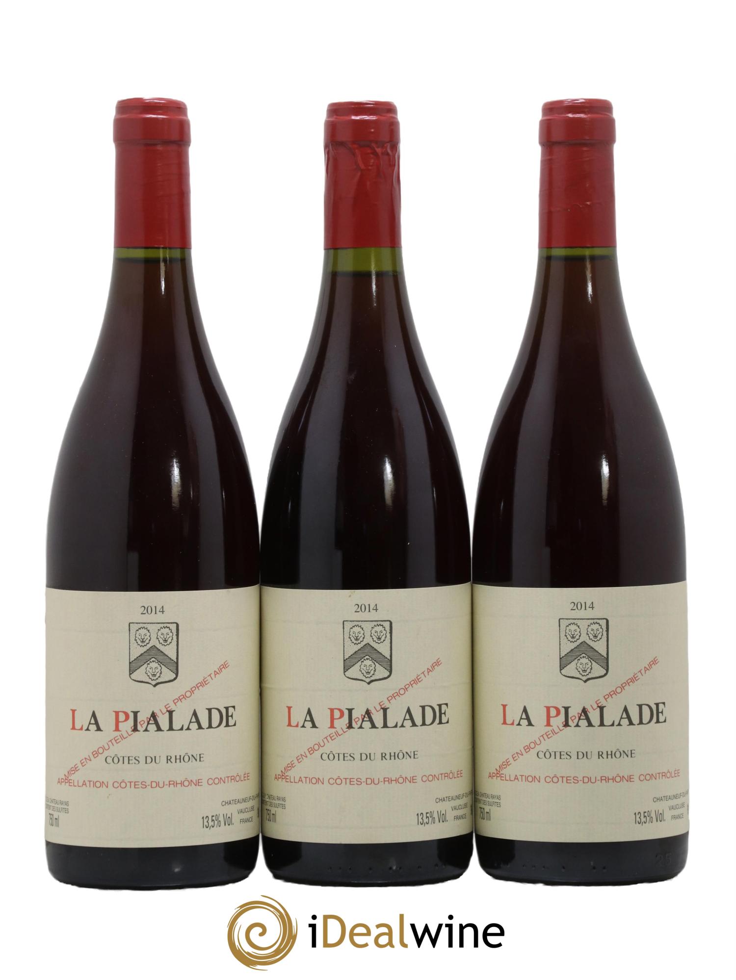 Côtes-du-Rhône La Pialade Emmanuel Reynaud 2014 - Lot de 3 bouteilles - 0
