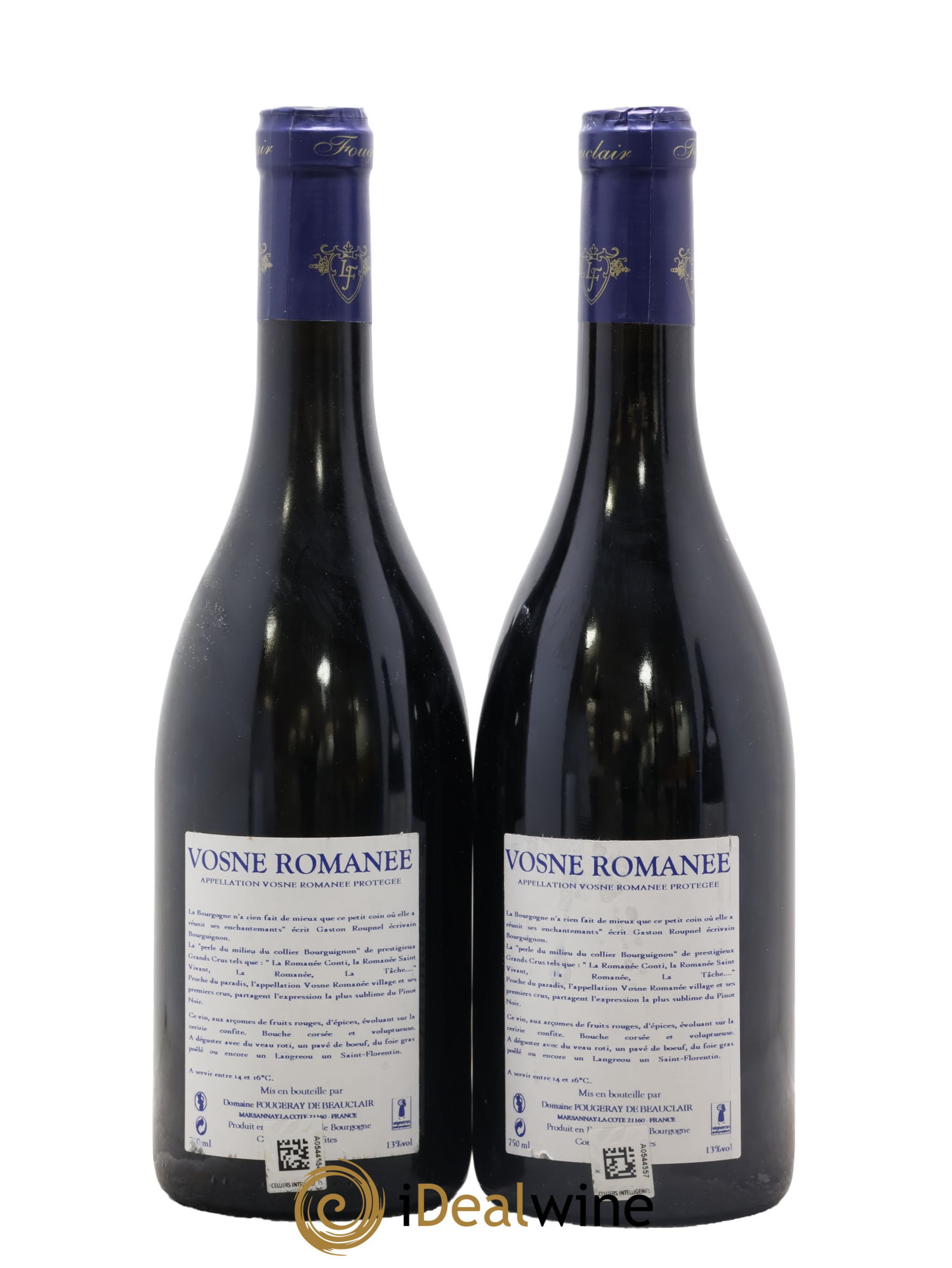 Vosne-Romanée Les Damodes Fougeray de Beauclair (Domaine) 2013 - Lotto di 2 bottiglie - 1