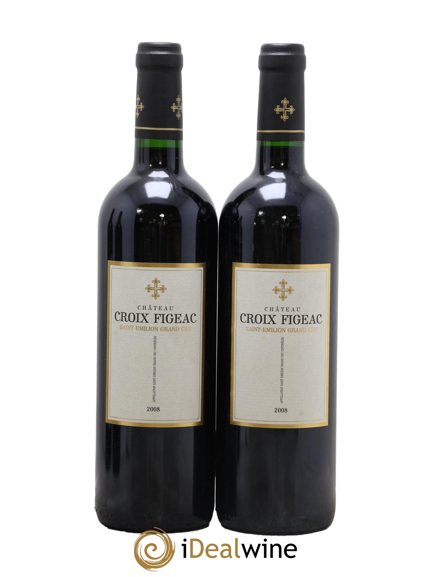 Saint-Émilion Grand Cru Château Croix Figeac 2008 - Lot of 2 bottles - 0