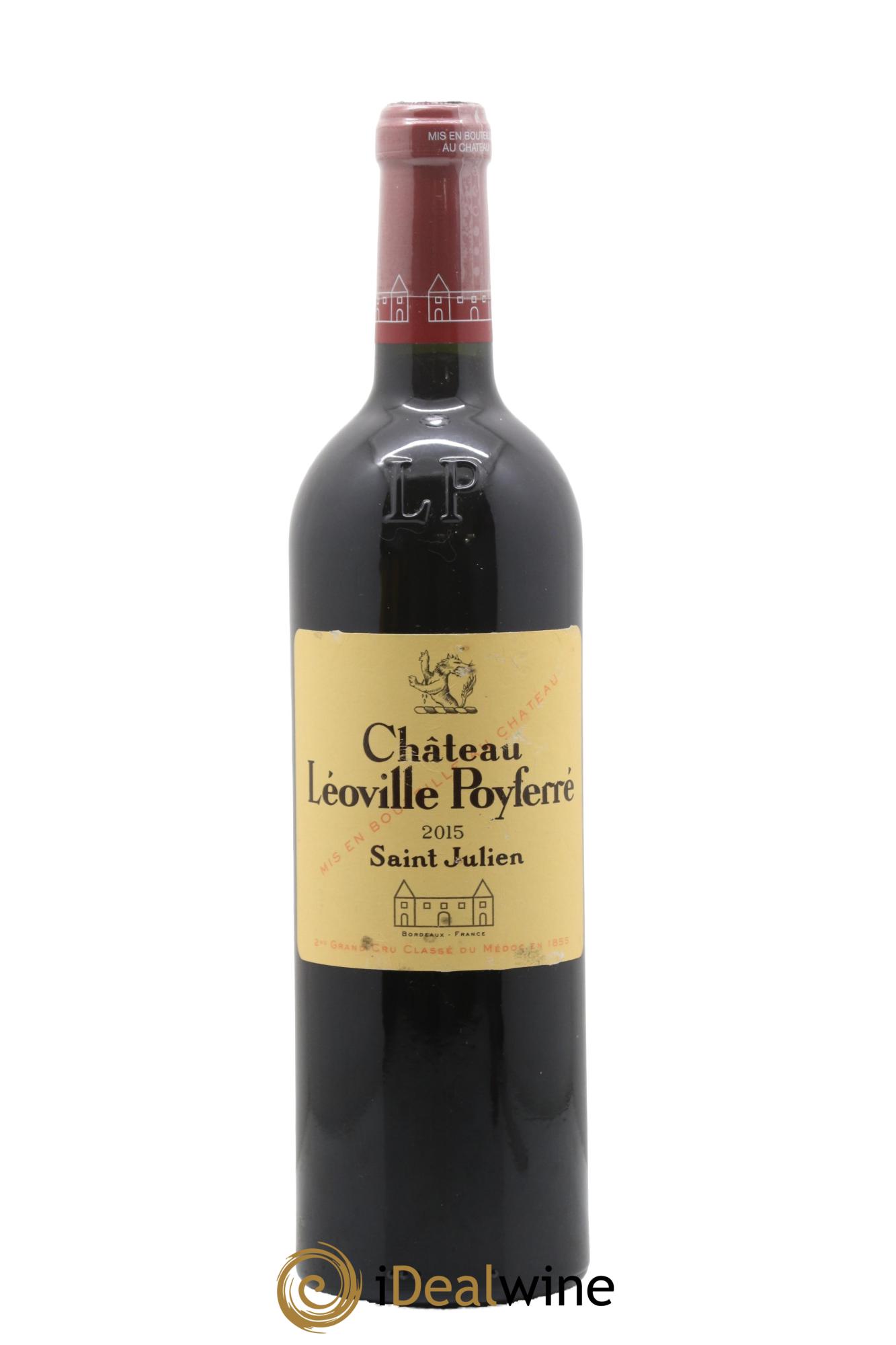 Château Léoville Poyferré 2ème Grand Cru Classé 2015 - Lot de 1 bouteille - 0