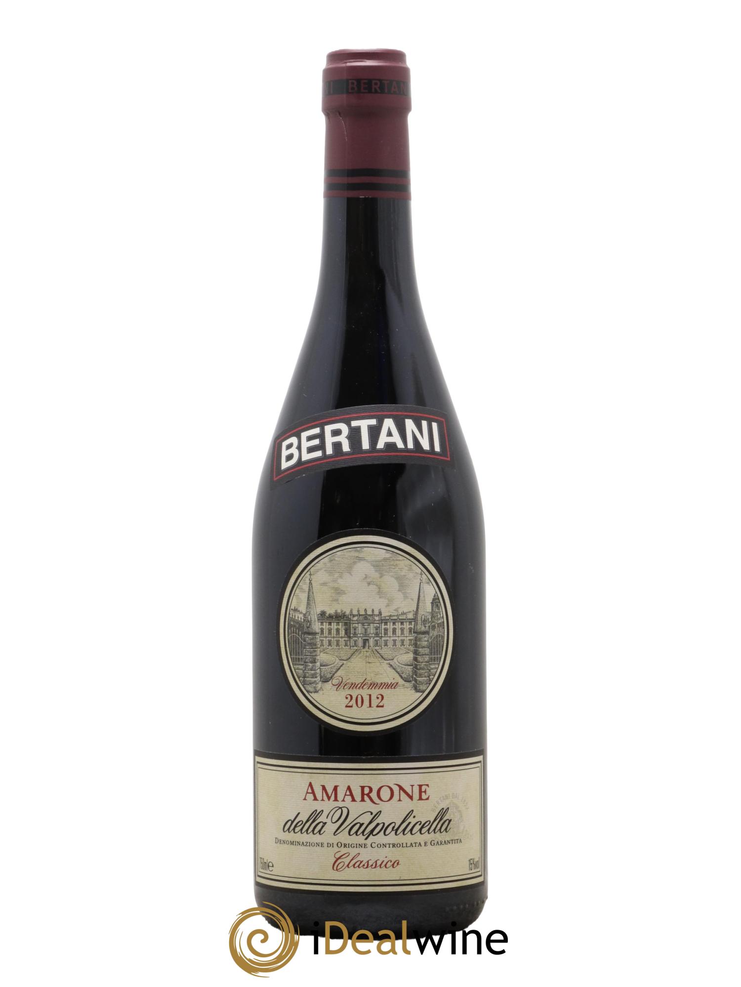 Amarone della Valpolicella DOC Bertani 2012 - Lot de 1 bouteille - 0