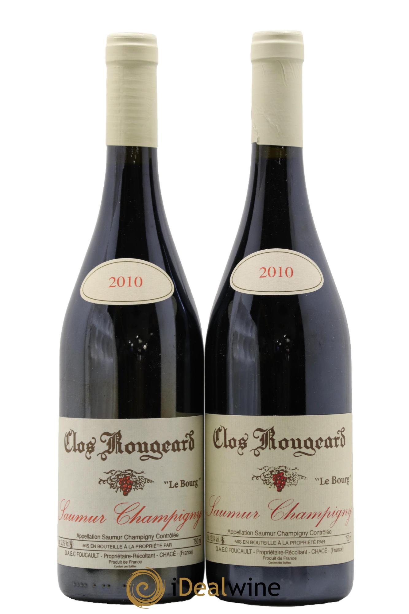 Saumur-Champigny Le Bourg Clos Rougeard 2010 - Posten von 2 Flaschen - 0