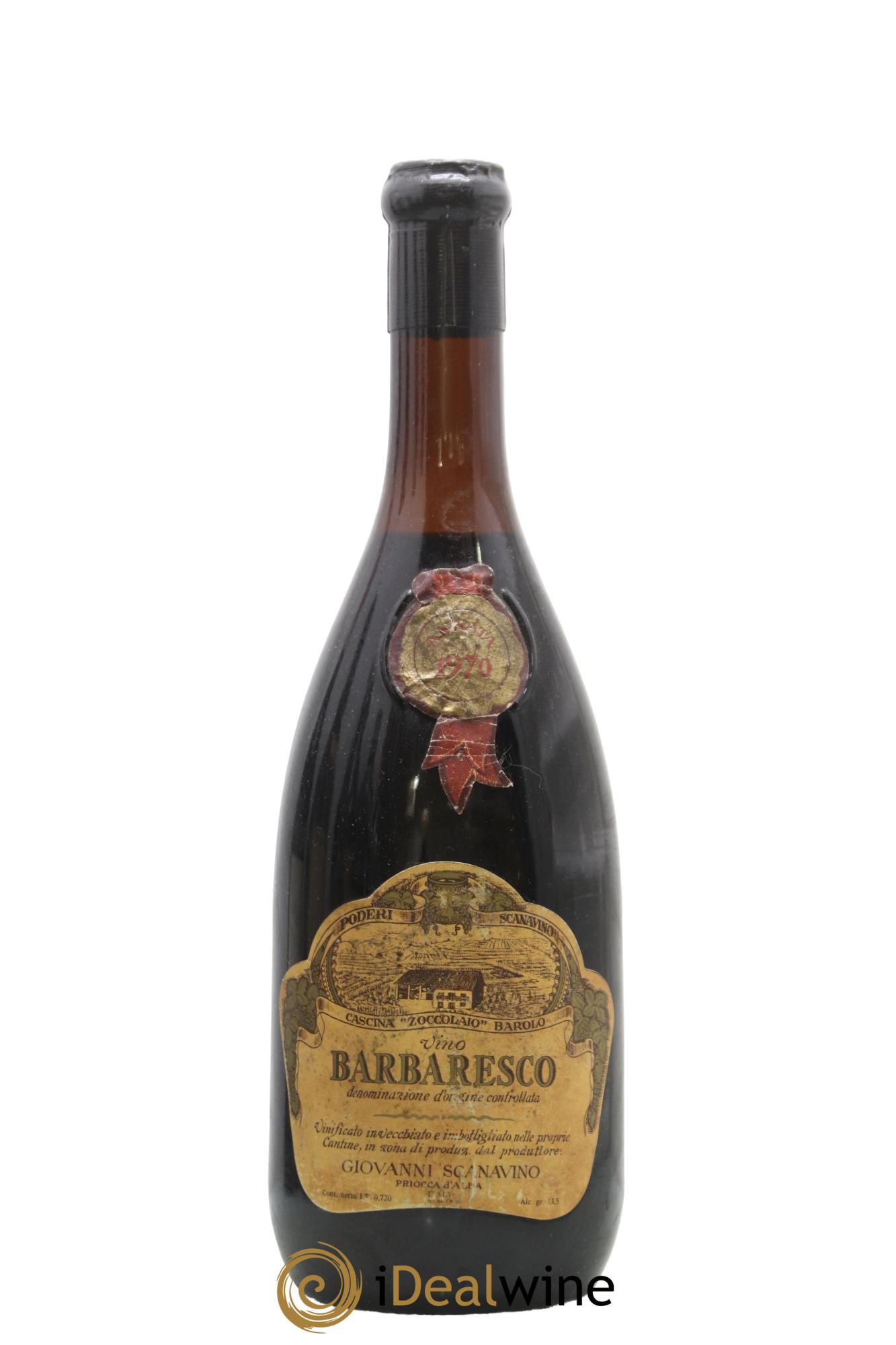 Barbaresco DOCG Scanavino Giovanni 1970 - Lot de 1 bouteille - 0