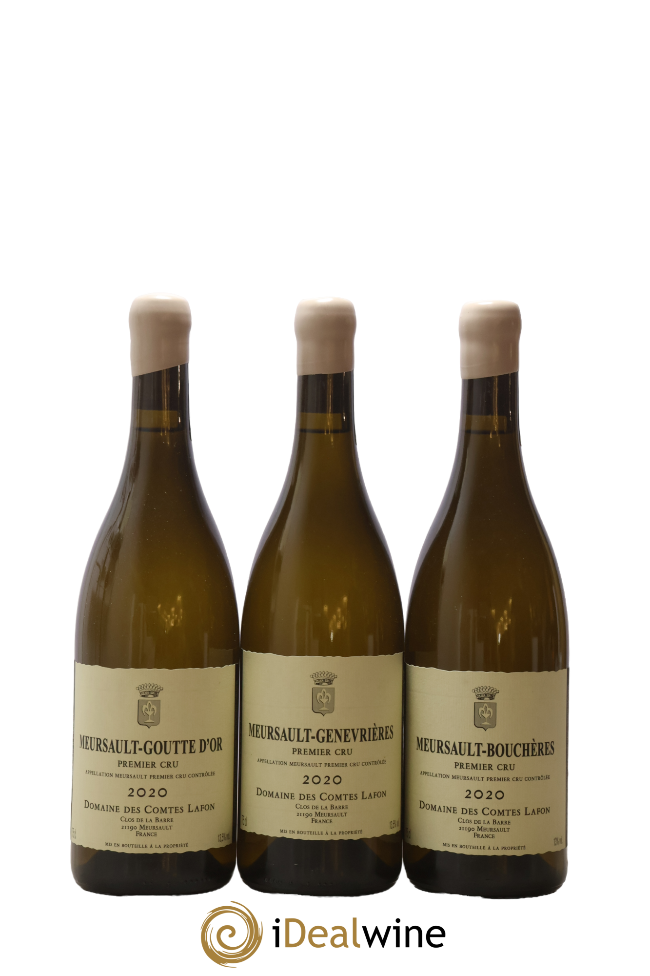 Meursault 1er Cru Caisse Prestige 6 Climats Comtes Lafon (Domaine des)  2020 - Lot de 6 bouteilles - 2
