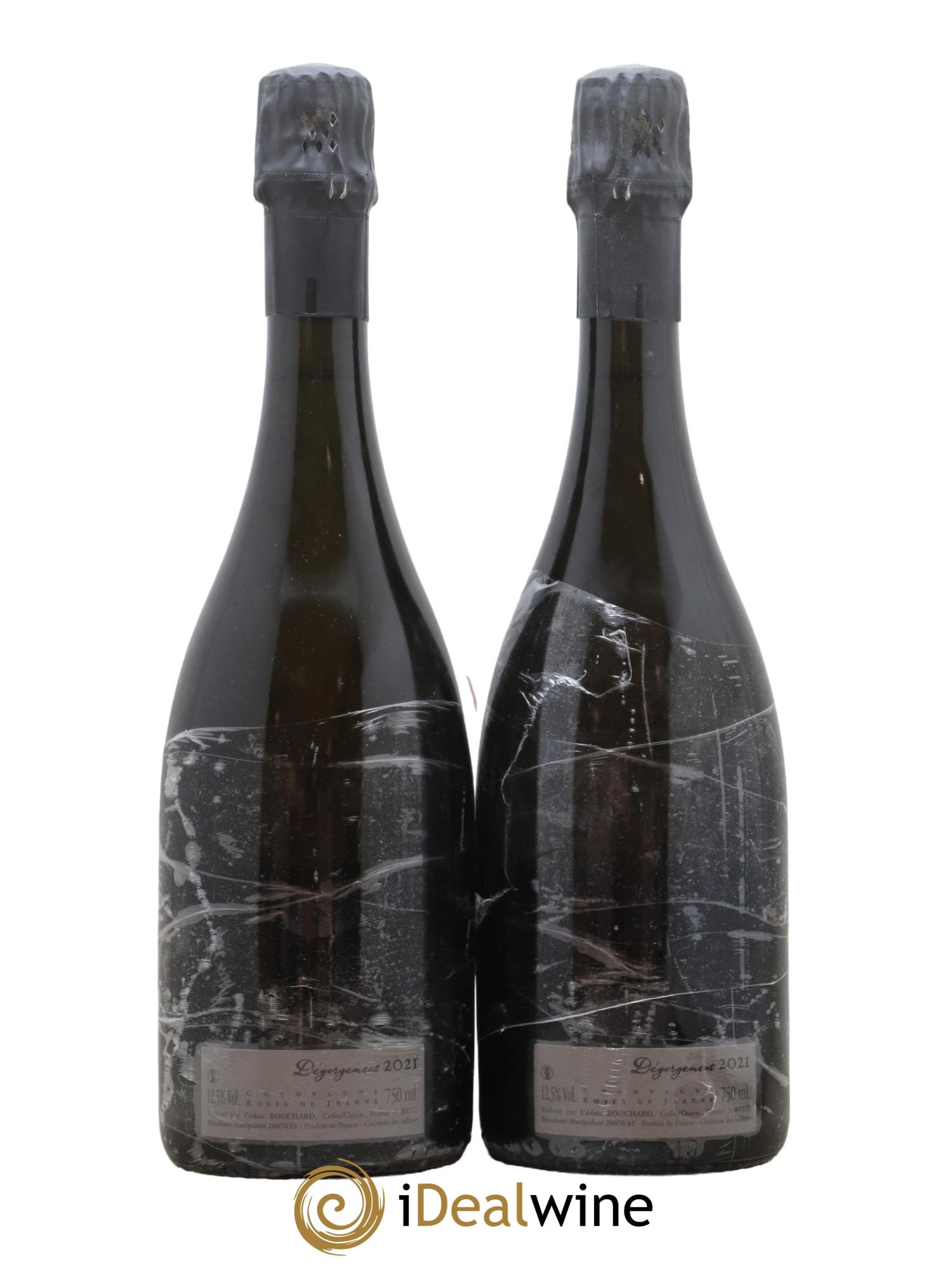 Roses de Jeanne Côte de Val Vilaine Blanc de Noirs Cédric Bouchard 2019 - Lot de 2 bouteilles - 1