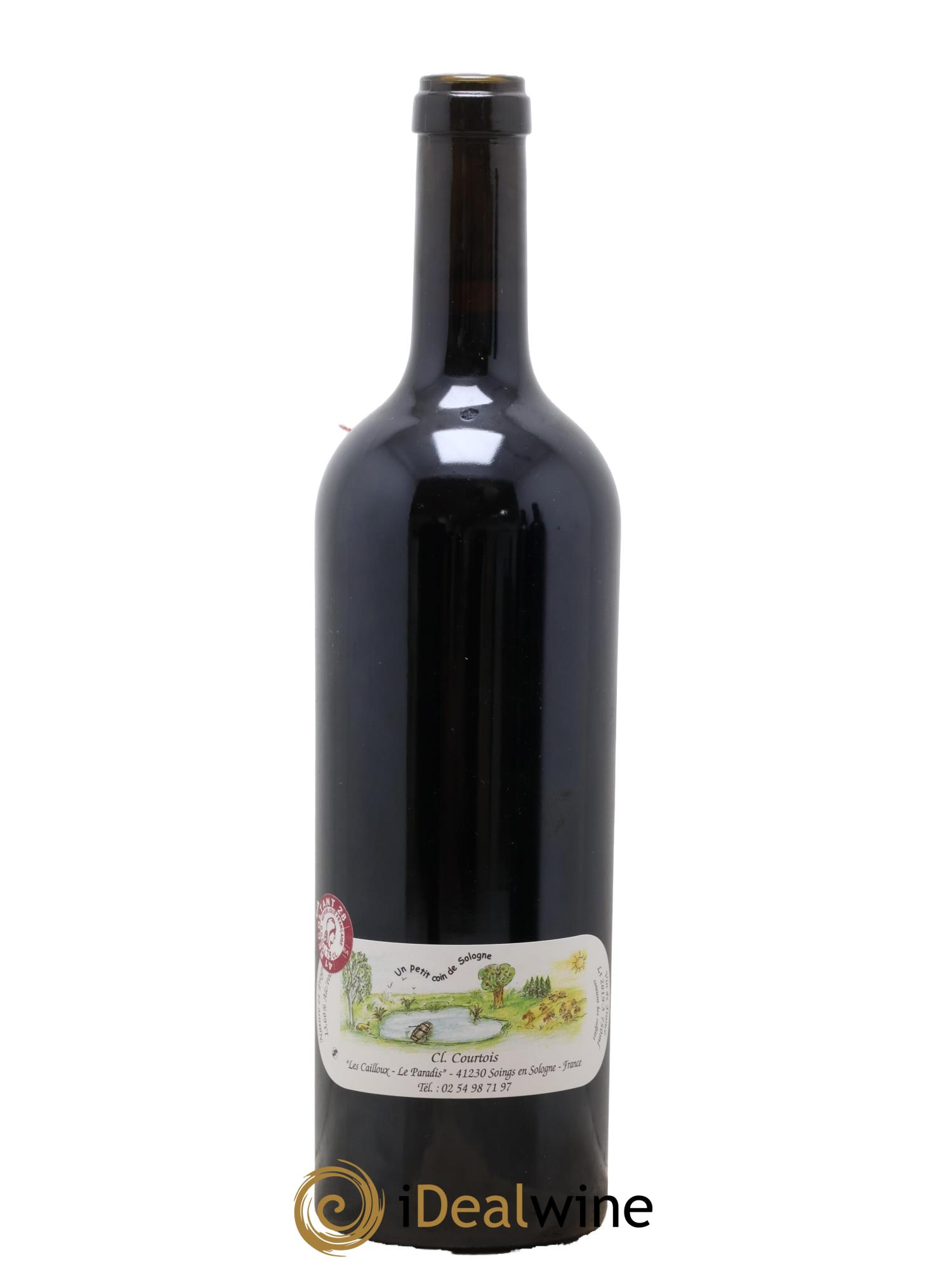 Vin de France Côt les Cailloux Du Paradis Claude Courtois 2019 - Lot de 1 bouteille - 1