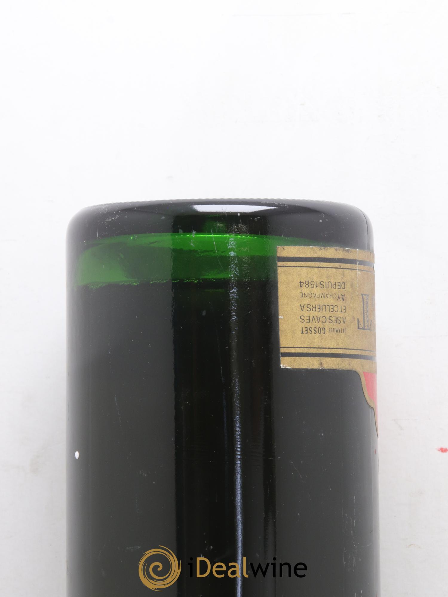 Champagne Brut Gosset 1971 - Lot de 1 bouteille - 2