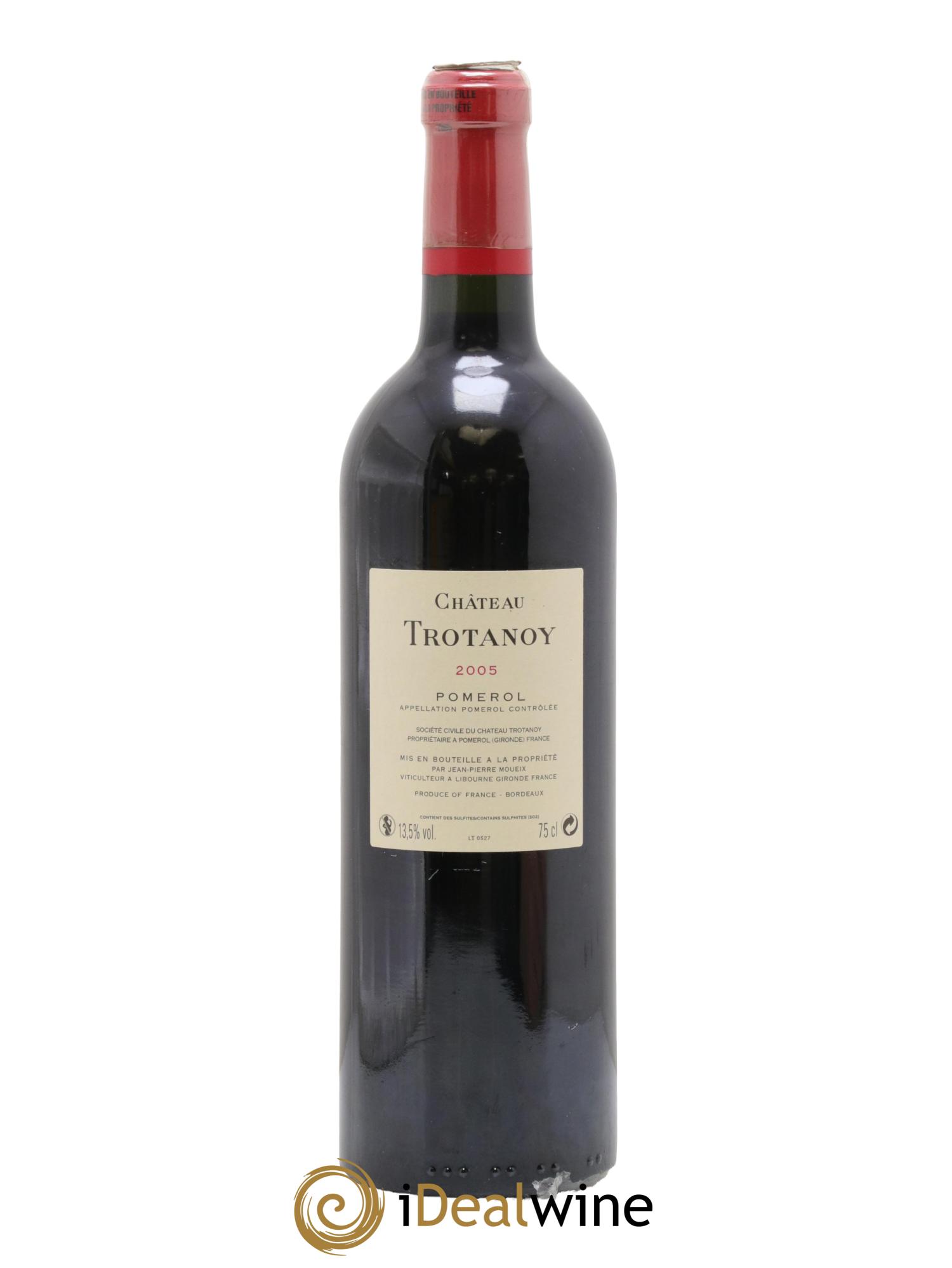 Château Trotanoy 2005 - Lot de 1 bouteille - 1