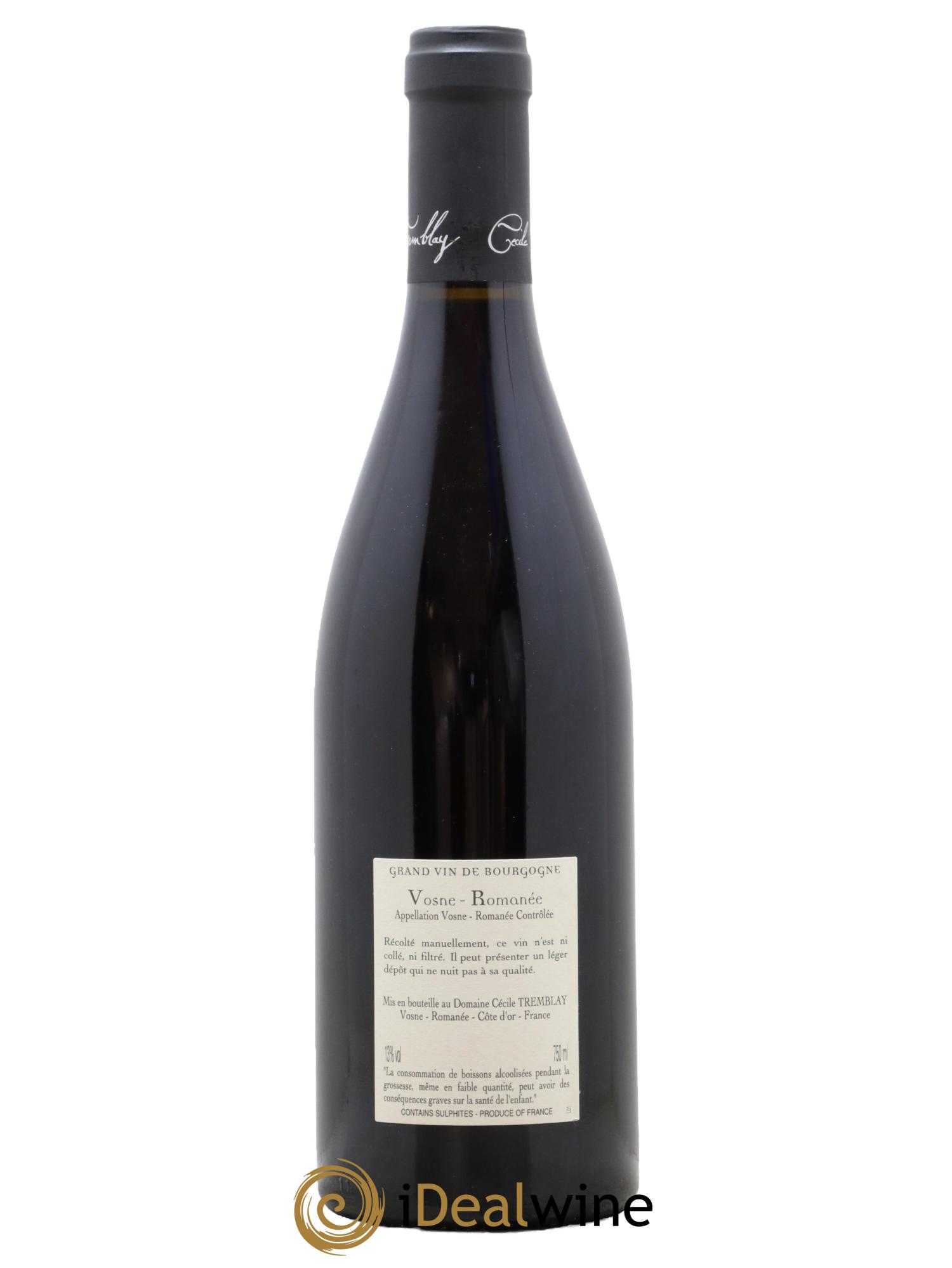 Vosne-Romanée Vieilles Vignes Cécile Tremblay 2021 - Lot de 1 bouteille - 1
