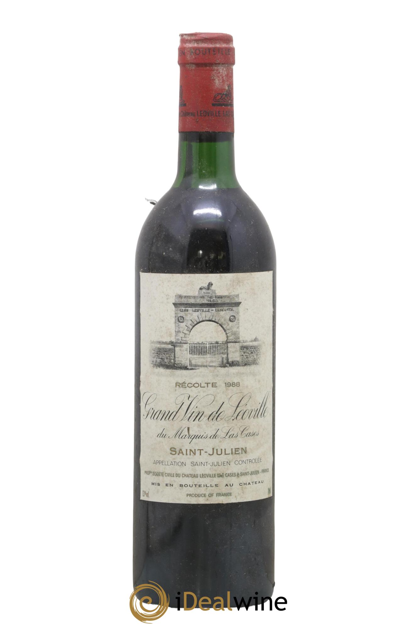 Château Léoville Las Cases 2ème Grand Cru Classé 1988 - Lot de 1 bouteille - 0
