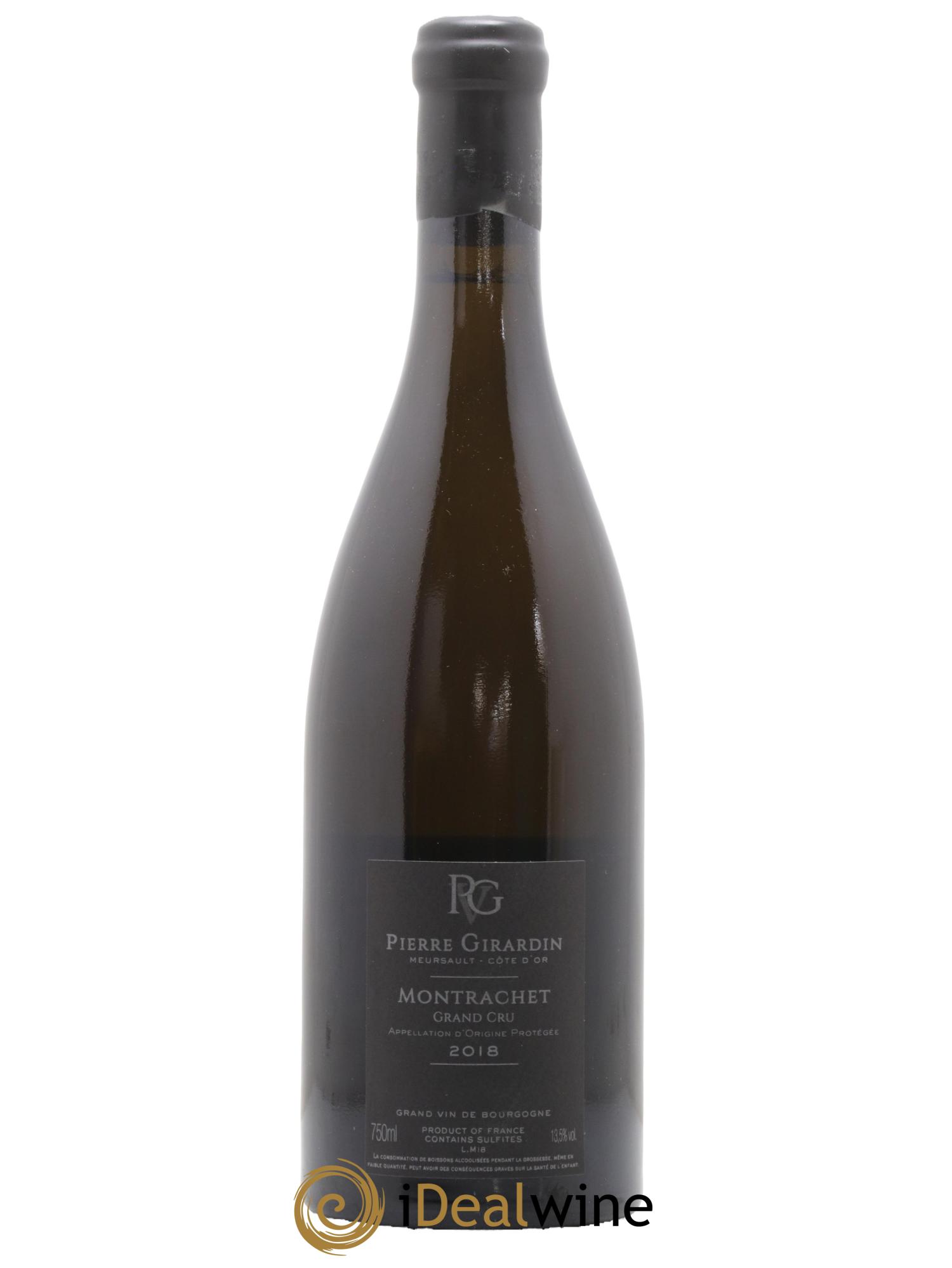 Montrachet Grand Cru Domaine Pierre Girardin 2018 - Lot de 1 bouteille - 1