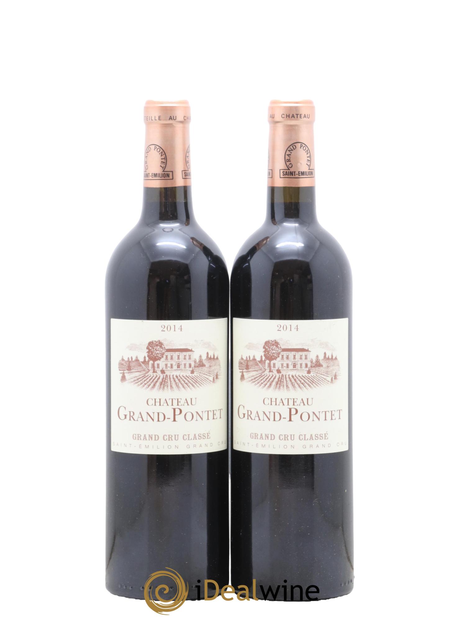Château Grand Pontet Grand Cru Classé 2014 - Lot de 2 bouteilles - 0
