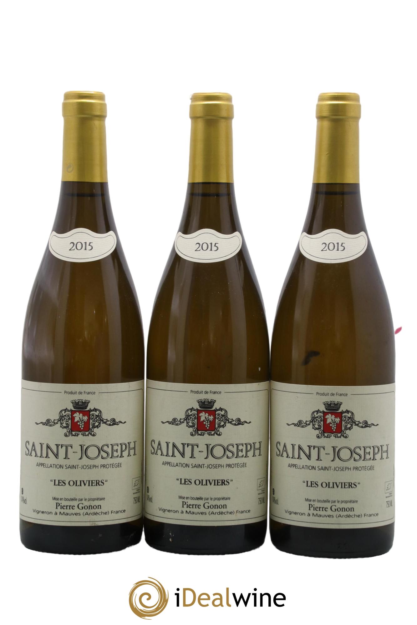 Saint-Joseph Les Oliviers Gonon (Domaine) 2015 - Lot de 3 bouteilles - 0
