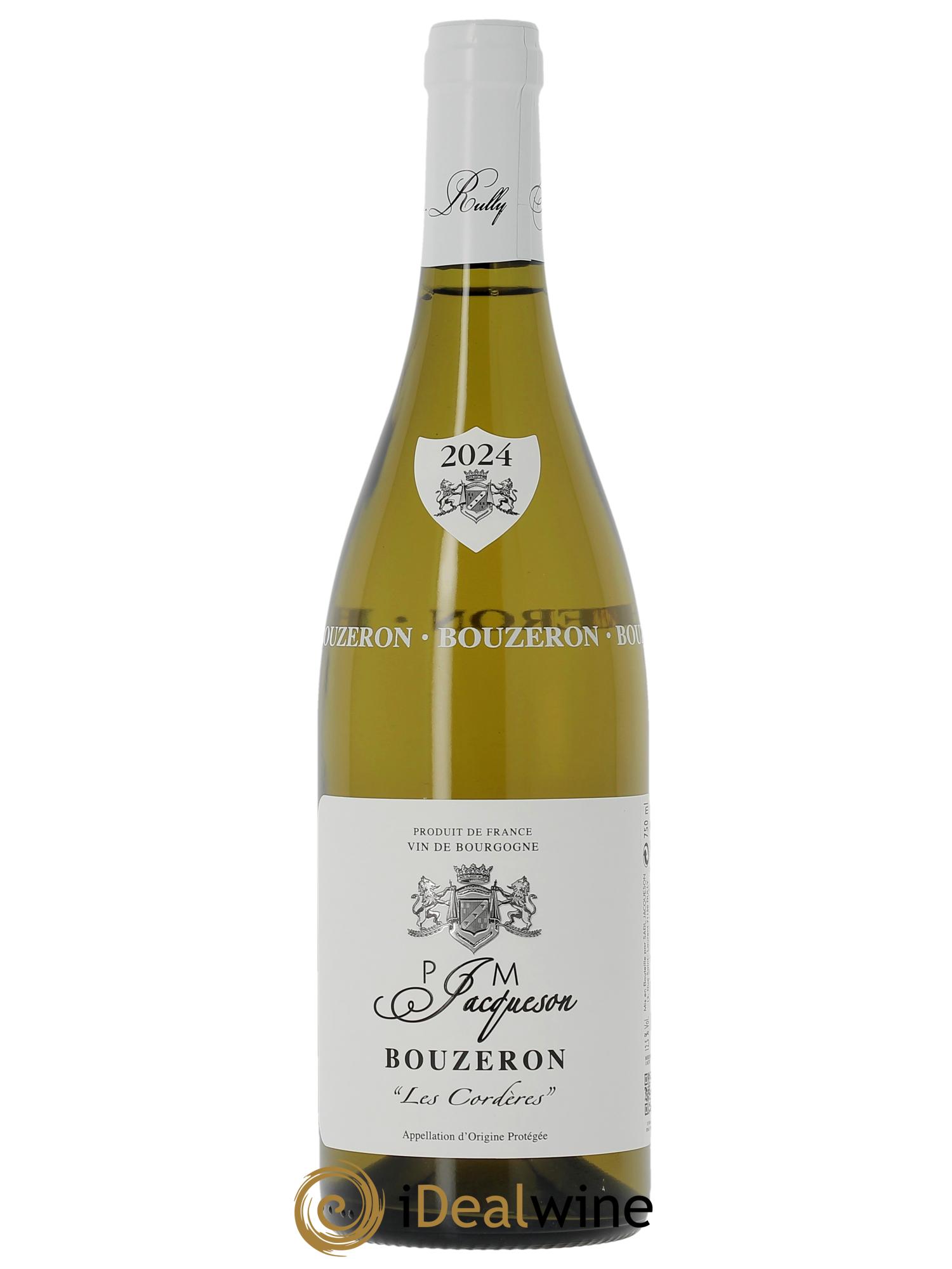 Bouzeron Les Cordères Paul & Marie Jacqueson 2024 - Lot de 1 bouteille - 0