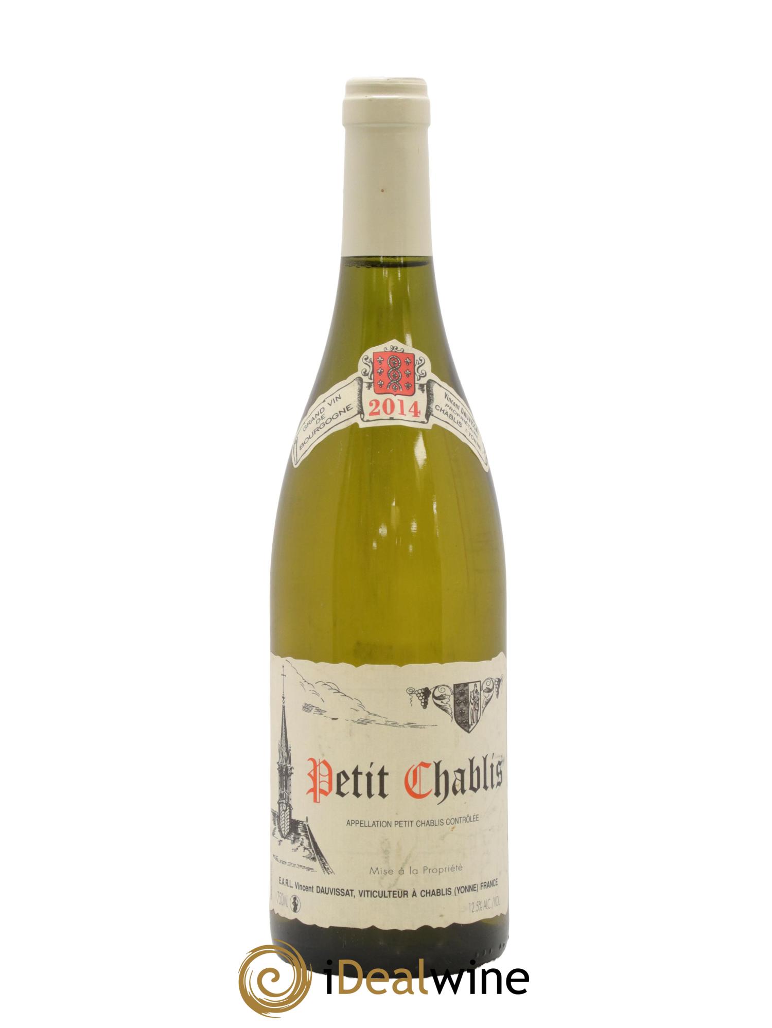 Petit Chablis Vincent Dauvissat (Domaine) 2014 - Posten von 1 Flasche - 0