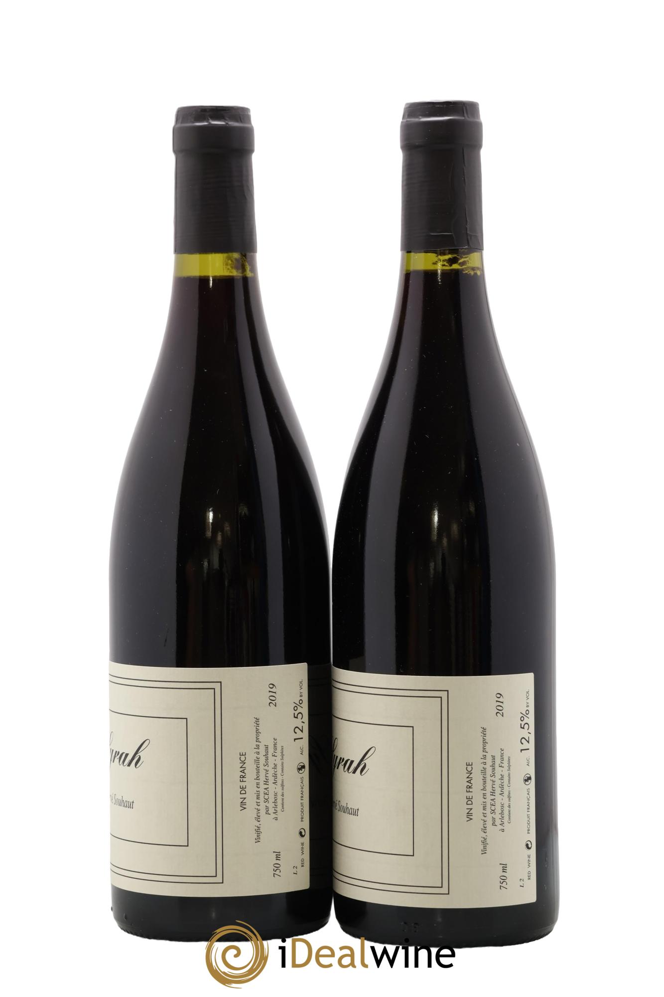 Vin de France Syrah Hervé Souhaut - Domaine Romaneaux-Destezet 2019 - Lot de 2 bouteilles - 1
