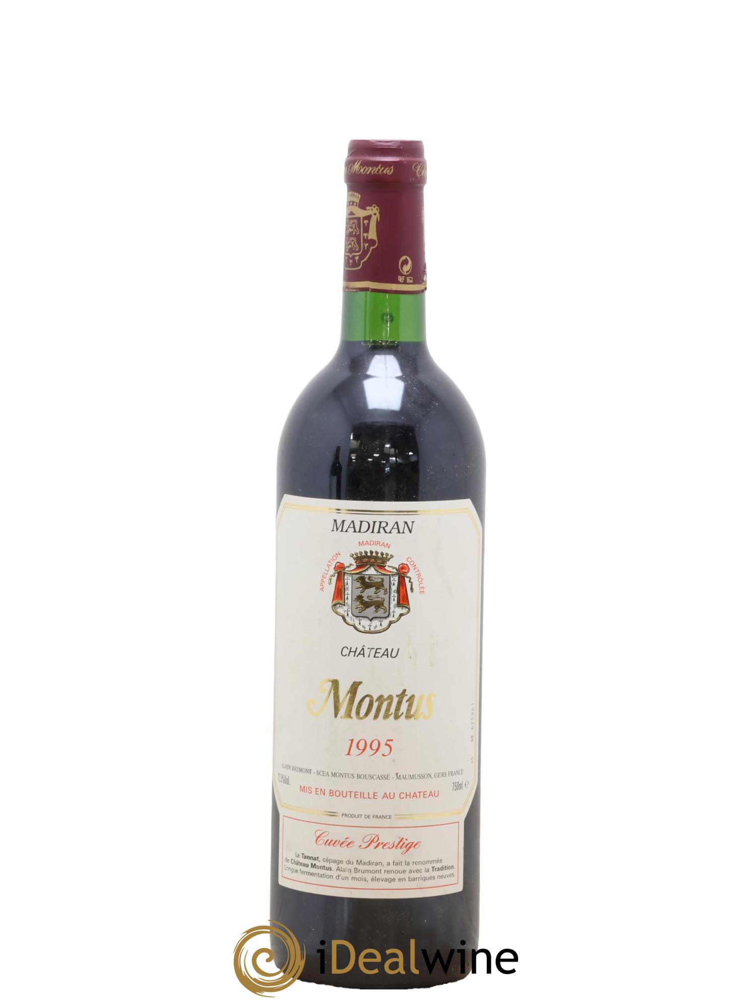 Madiran Château Montus-Prestige Alain Brumont 1995 - Lot of 1 bottle - 0