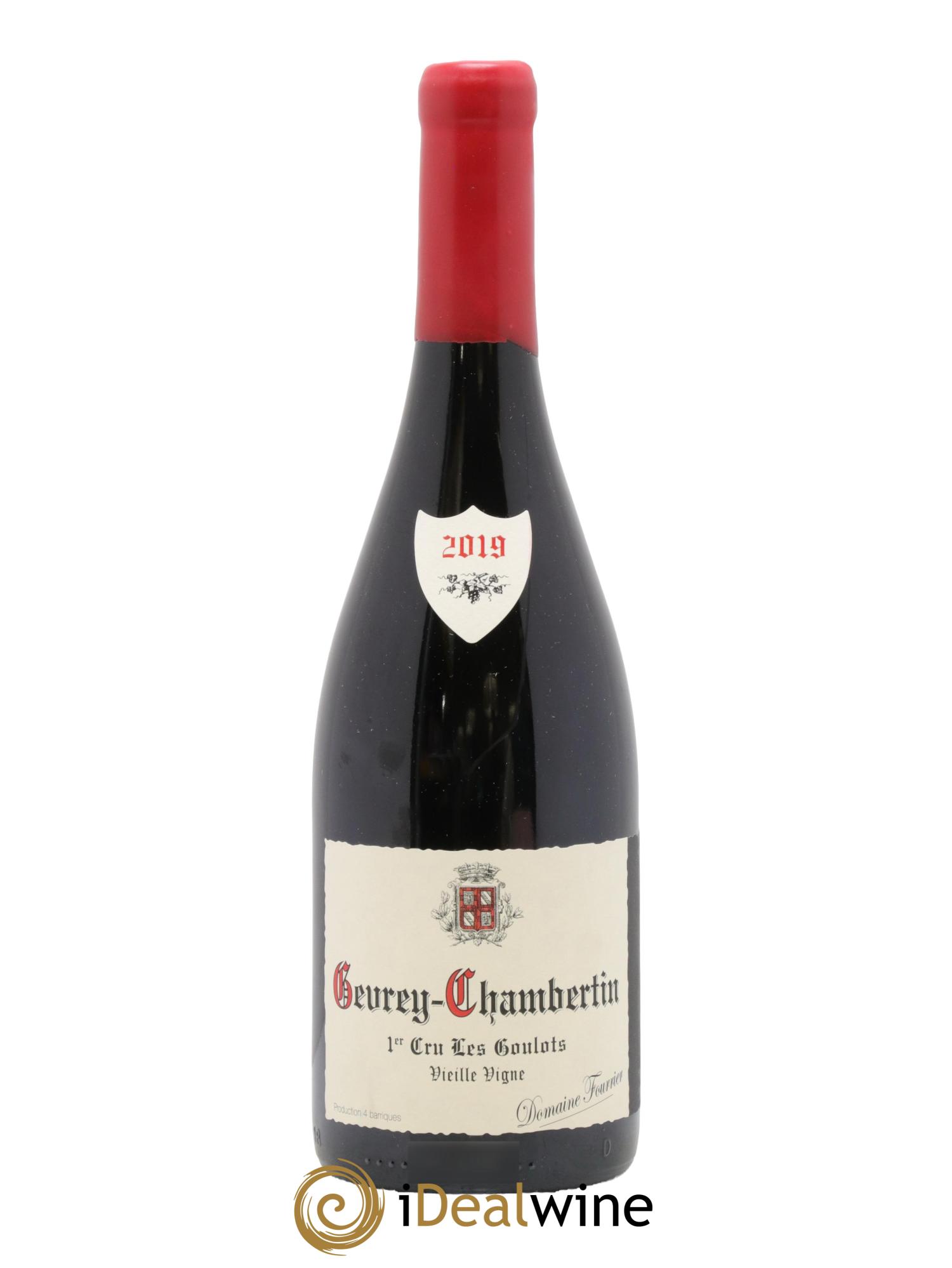 Gevrey-Chambertin 1er Cru Les Goulots Vieilles Vignes Fourrier (Domaine) 2019 - Lotto di 1 bottiglia - 0