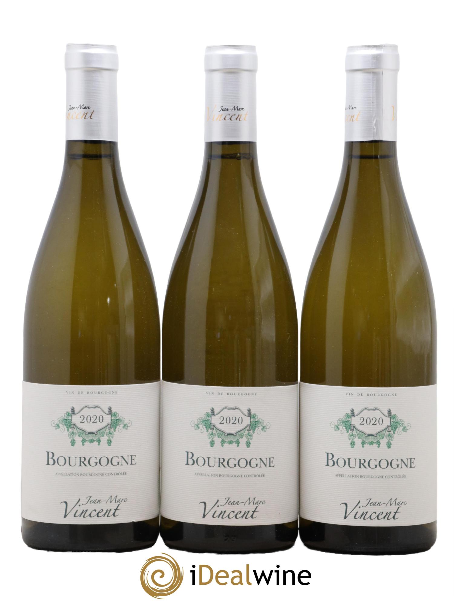 Bourgogne Chardonnay Jean-Marc Vincent (Domaine) 2020 - Lotto di 3 bottiglie - 0