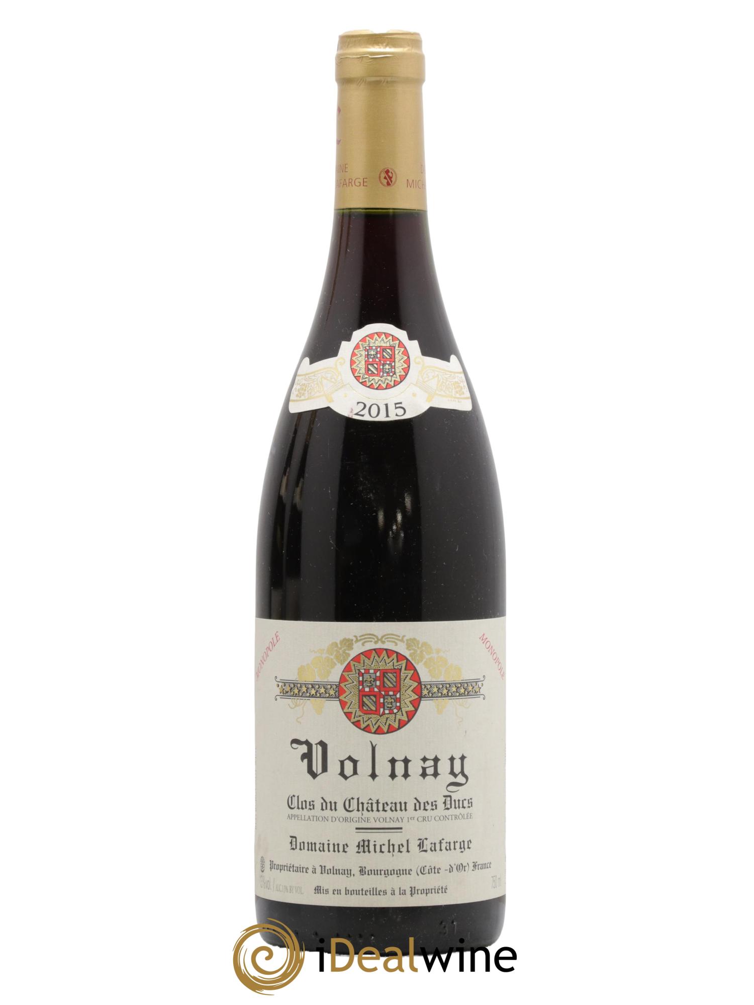Volnay 1er Cru Clos du Château des Ducs Lafarge (Domaine) 2015 - Lot de 1 bouteille - 0