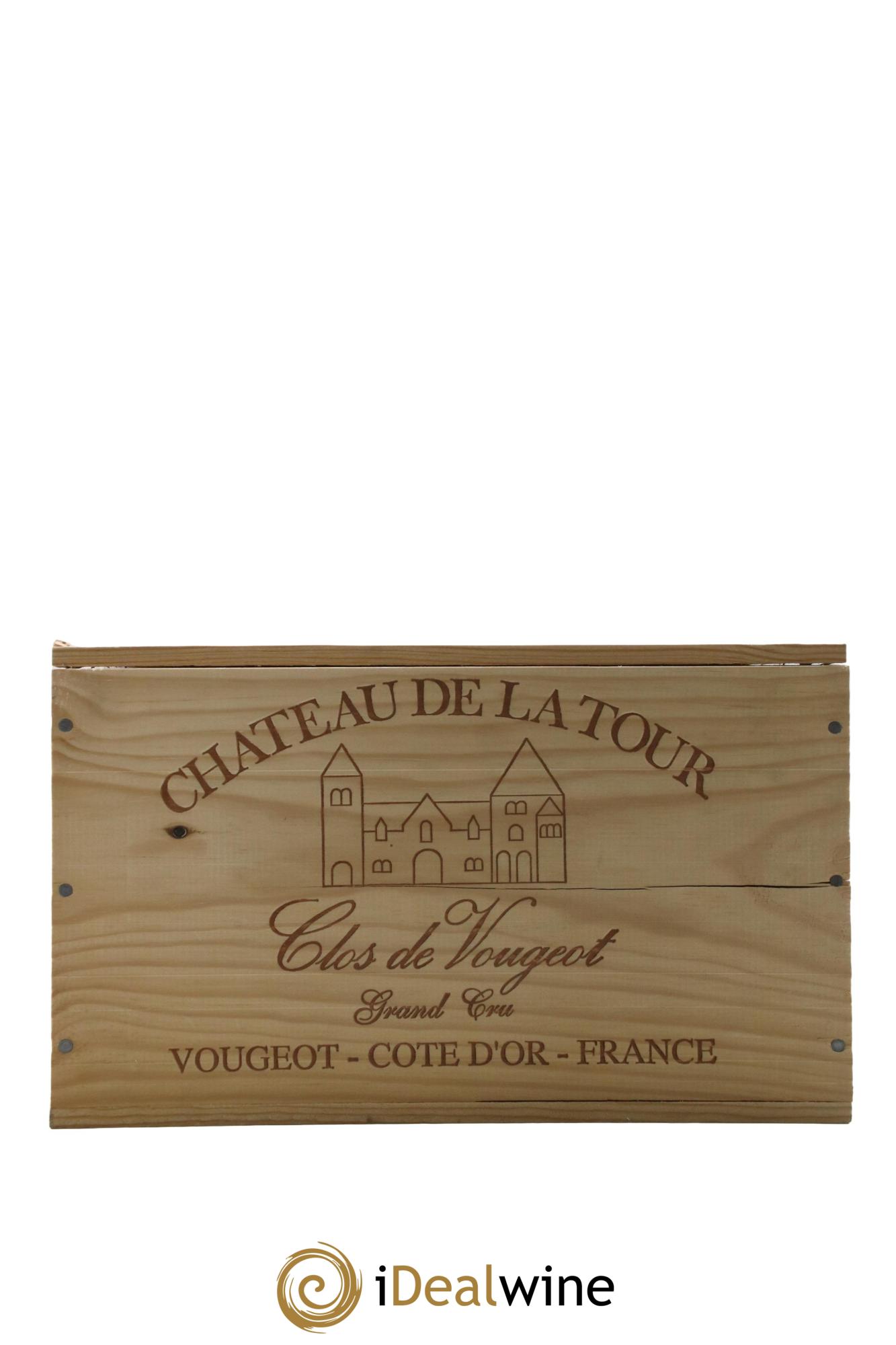 Clos de Vougeot Grand Cru Château de La Tour  2004 - Posten von 6 Flaschen - 5