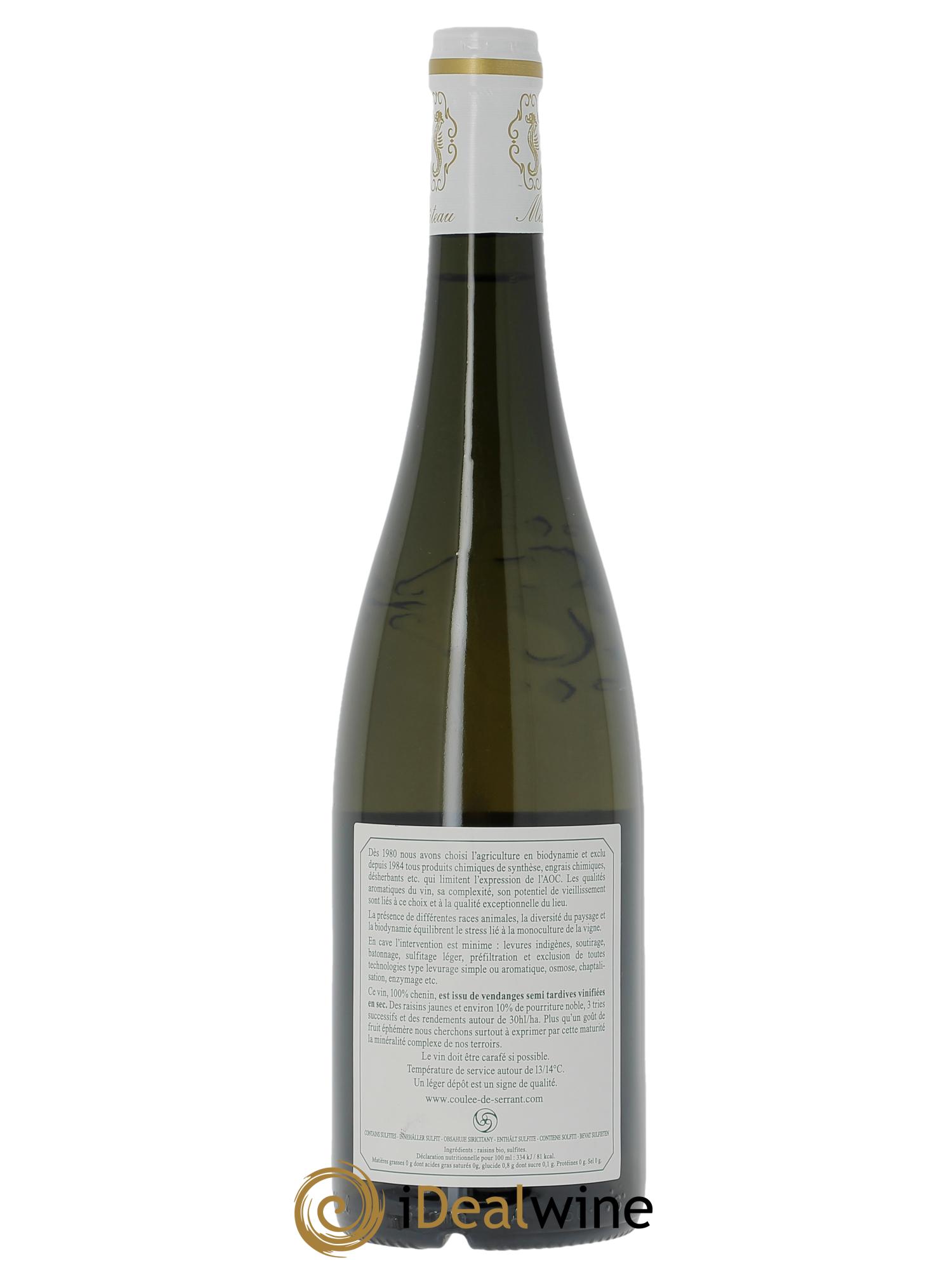 Savennières Roche aux Moines Clos de la Bergerie La Coulée de Serrant  2024 - Lot de 1 bouteille - 1