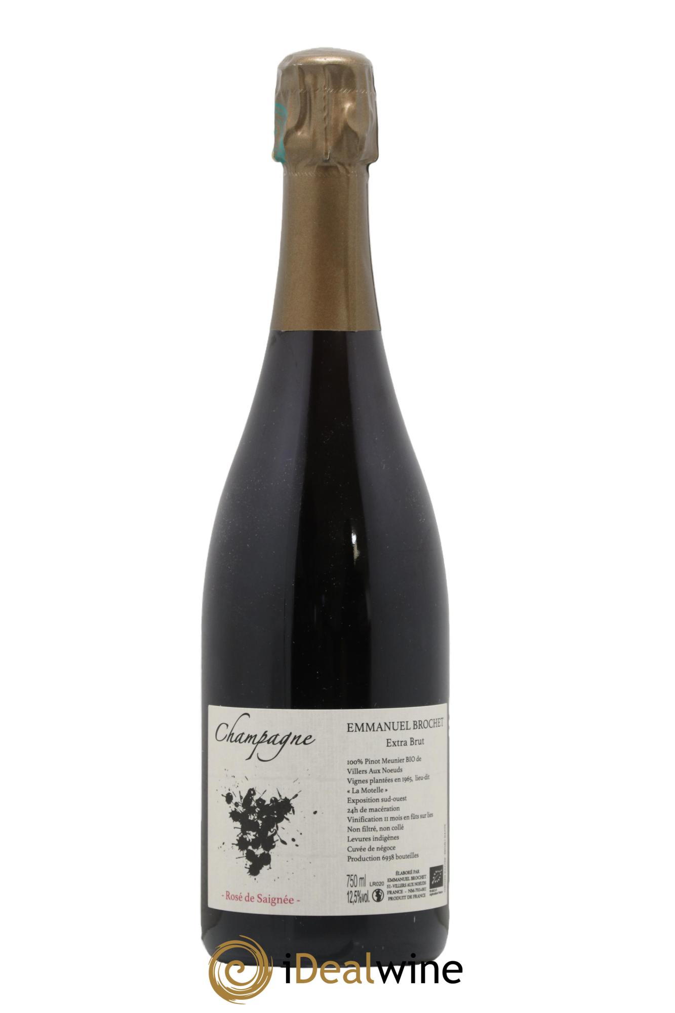 Rosé de Saignée Extra-Brut Emmanuel Brochet - Lot de 1 bouteille - 0