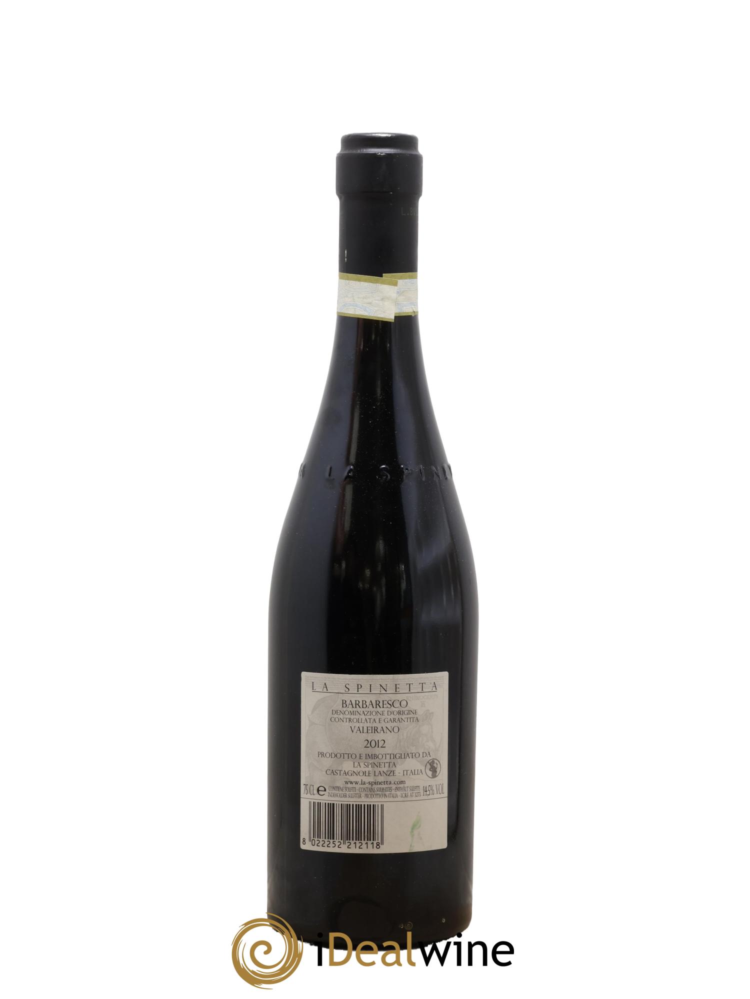Barbaresco DOCG La Spinetta Valeirano Vursu Giorgio Rivetti 2012 - Lot of 1 bottle - 1