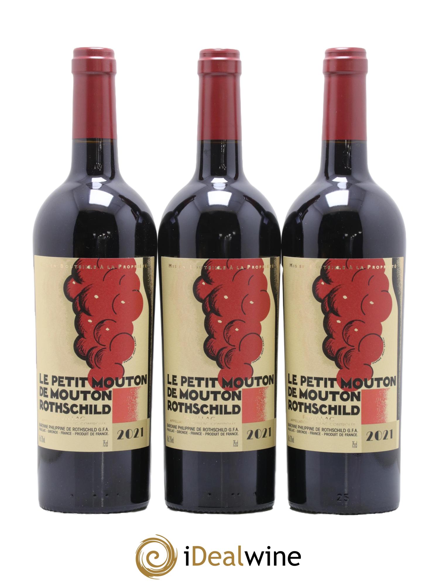 Petit Mouton Second Vin 2021 - Lot de 6 bouteilles - 1