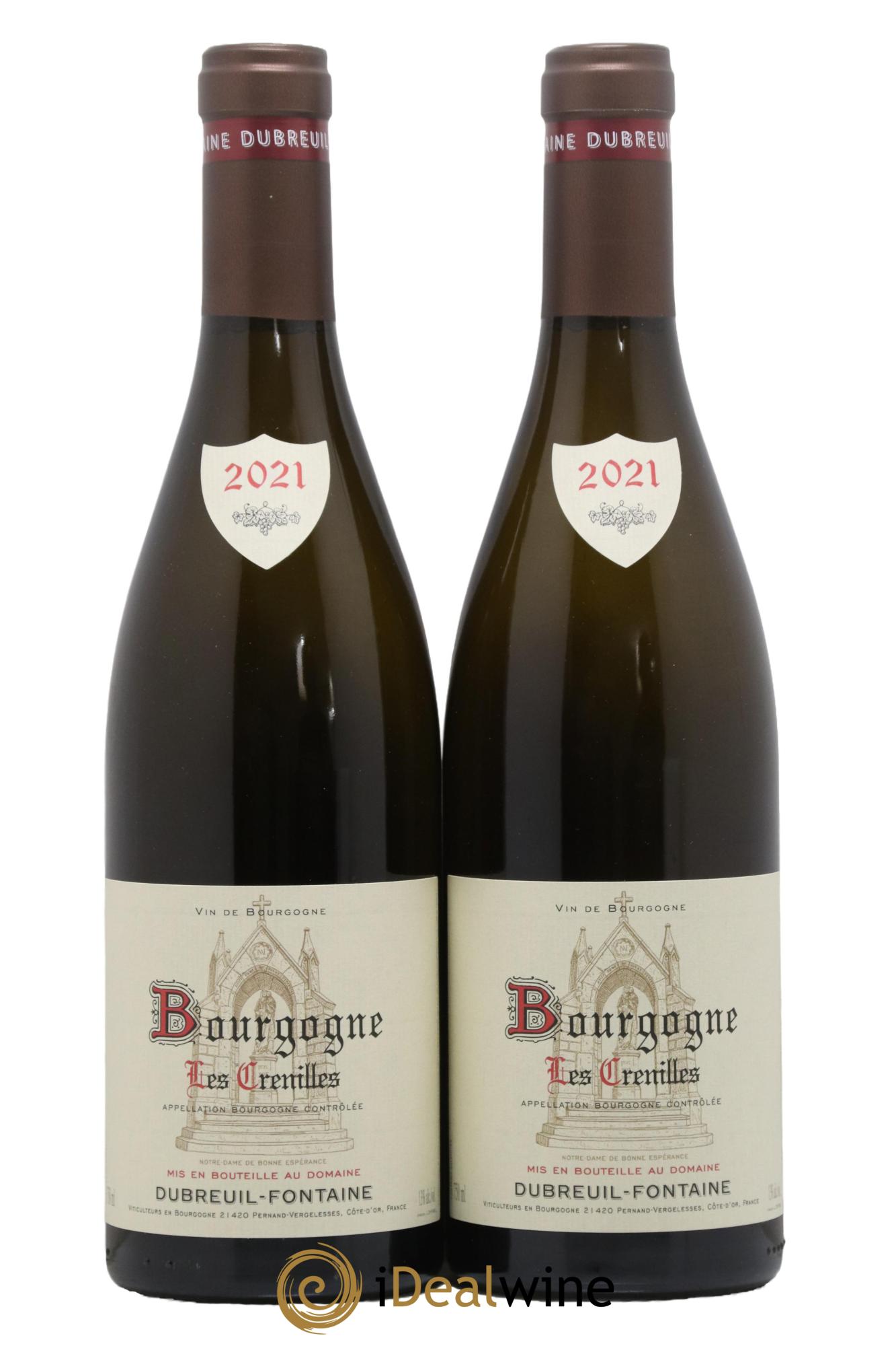 Bourgogne Les Crenilles Domaine Dubreuil Fontaine 2021 - Lot de 2 bouteilles - 0