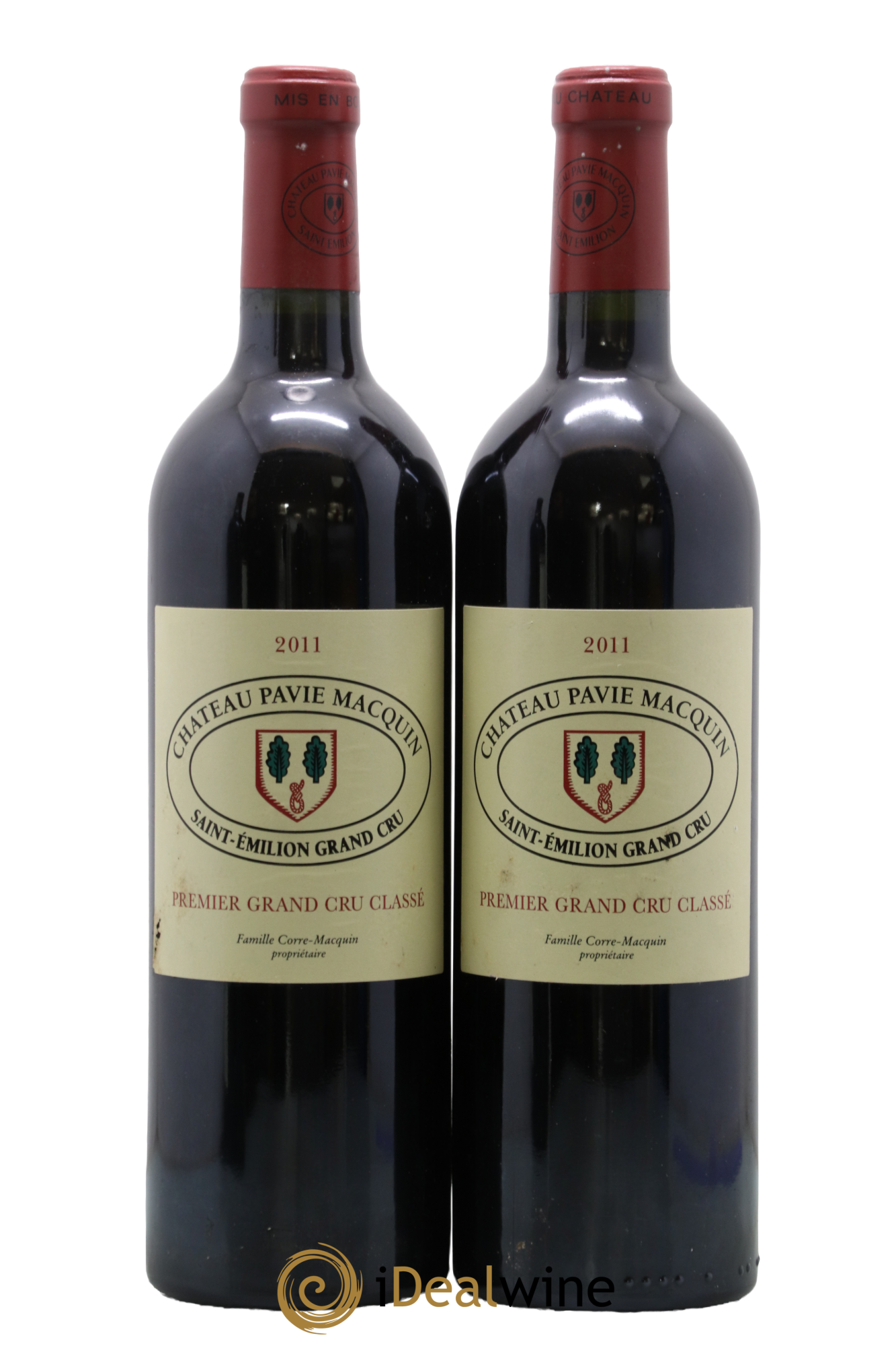 Château Pavie Macquin 1er Grand Cru Classé B 2011 - Lot de 2 bouteilles - 0