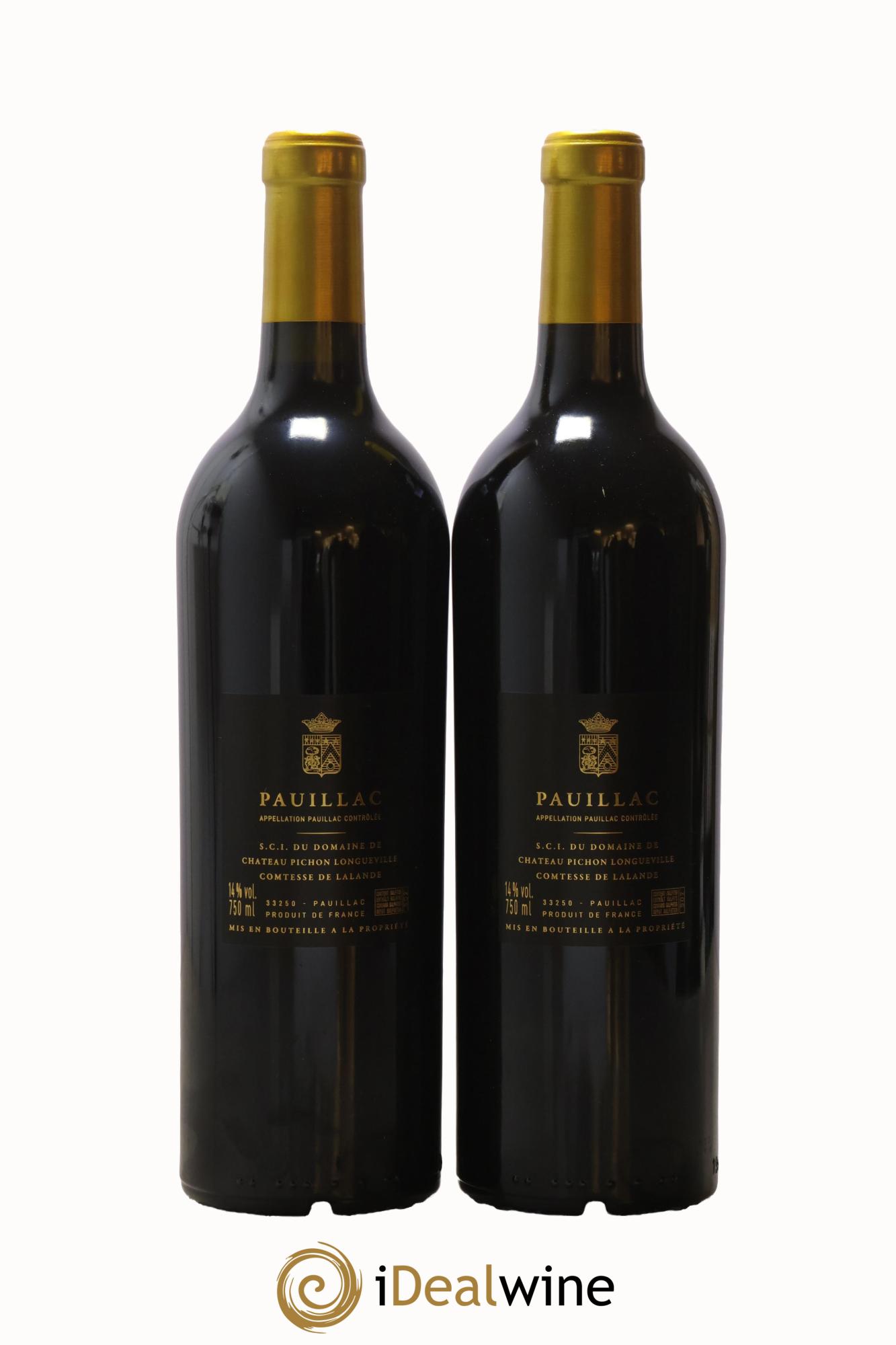 Château Pichon Longueville Comtesse de Lalande 2ème Grand Cru Classé 2020 - Lot de 2 bouteilles - 1